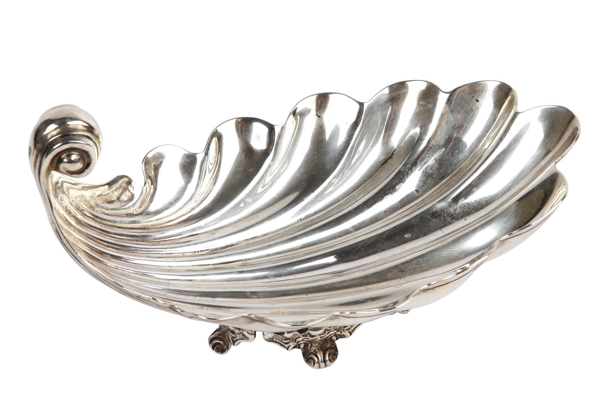 Sanborns Sterling Shell Foot Dish  3ca448