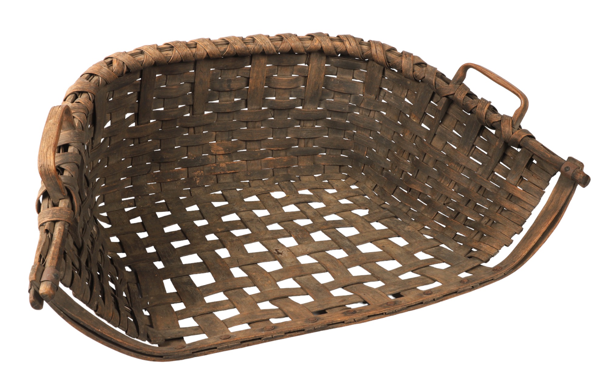 Rare Winnowing Basket Native American 3ca51b