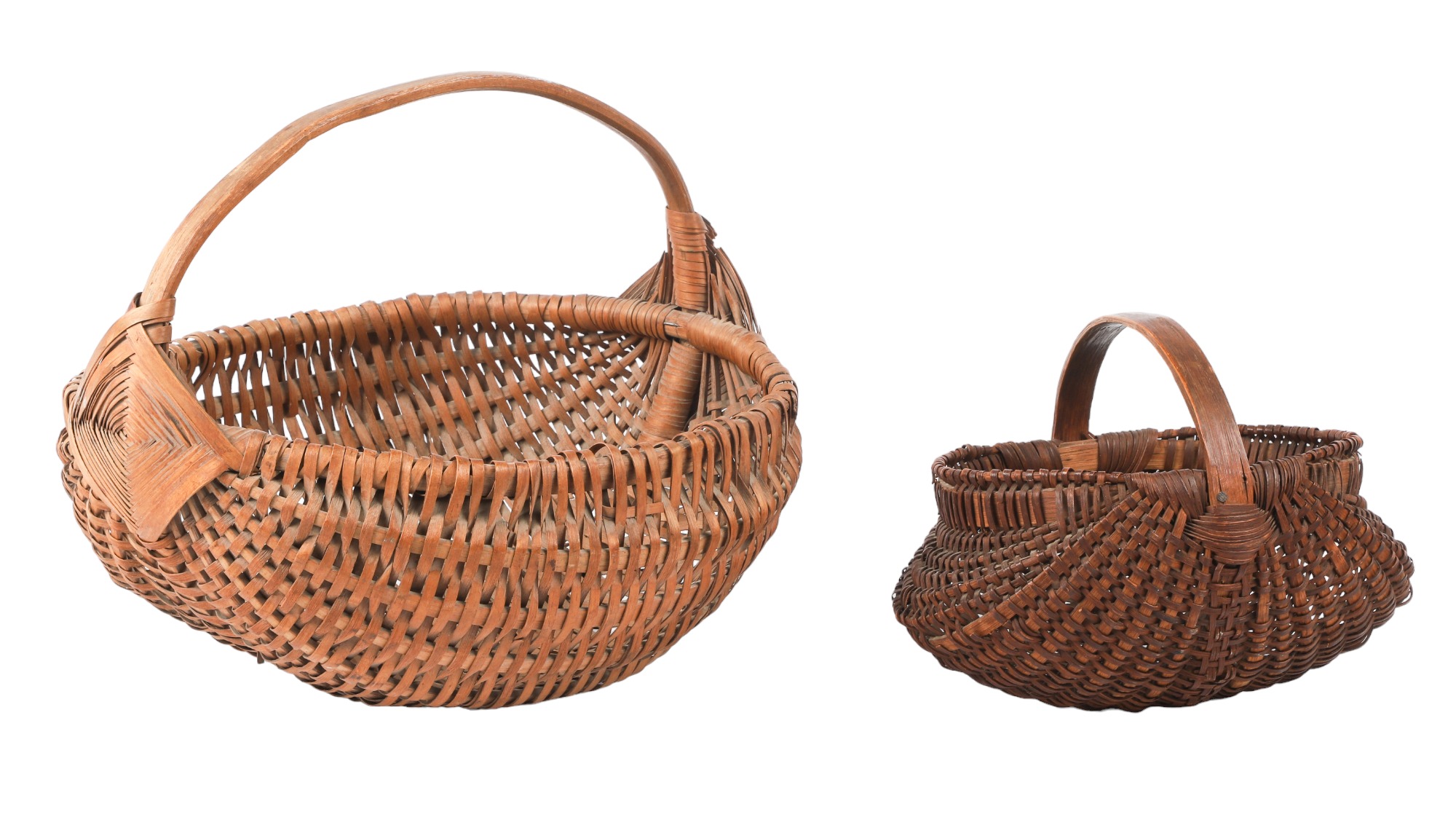(2) Buttocks Baskets, large single