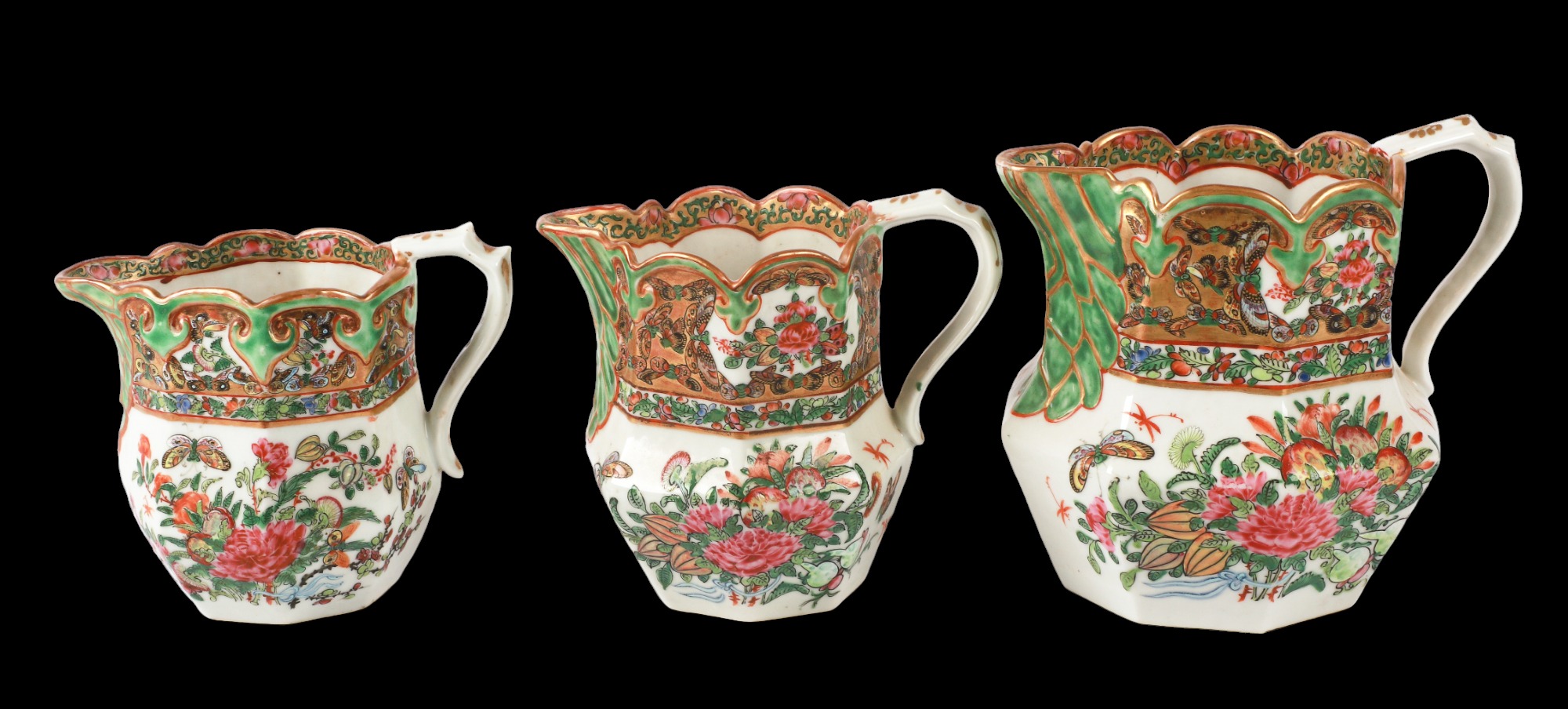  3 Chinese Famille Rose porcelain 3ca54b