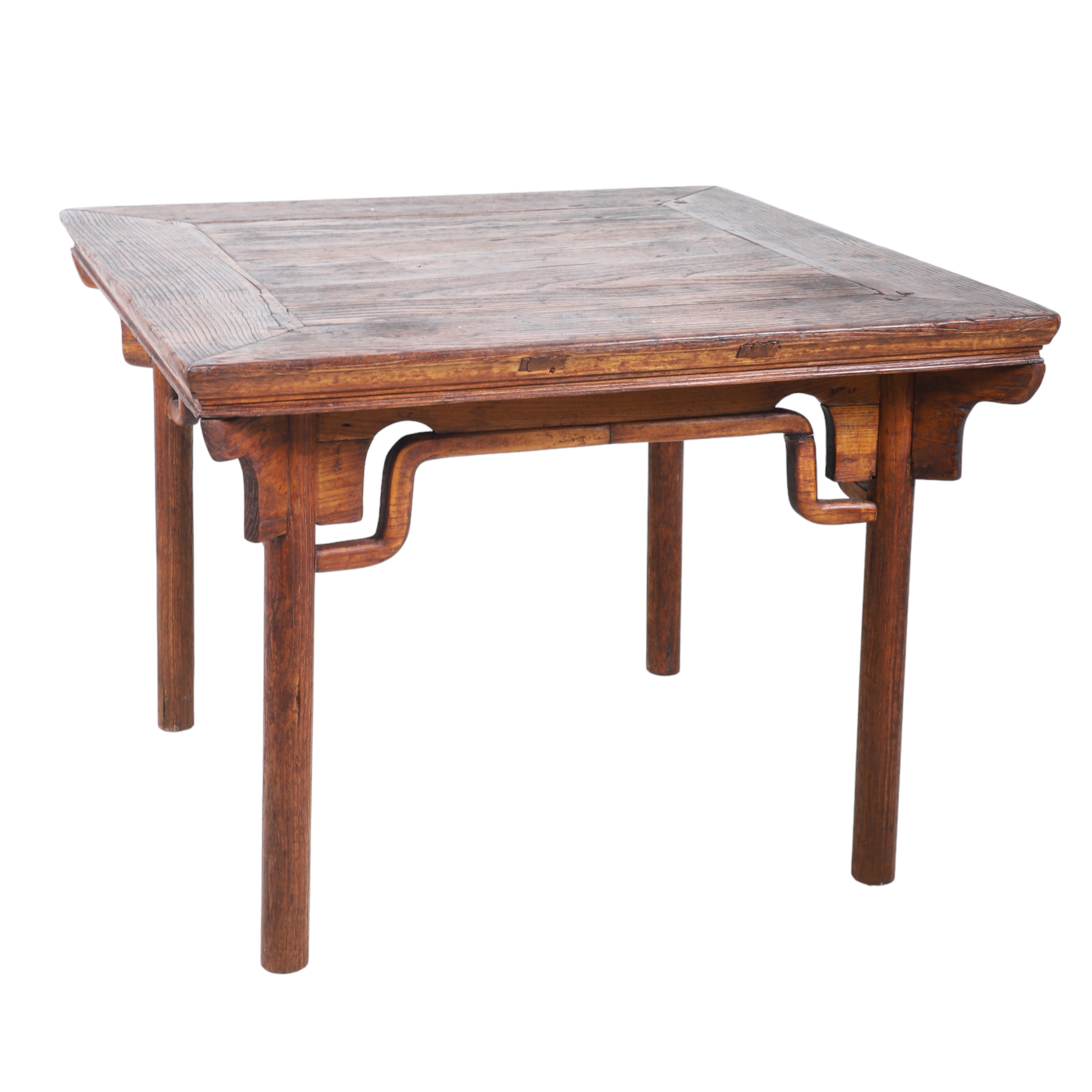 Chinese Elmwood carved dining table,