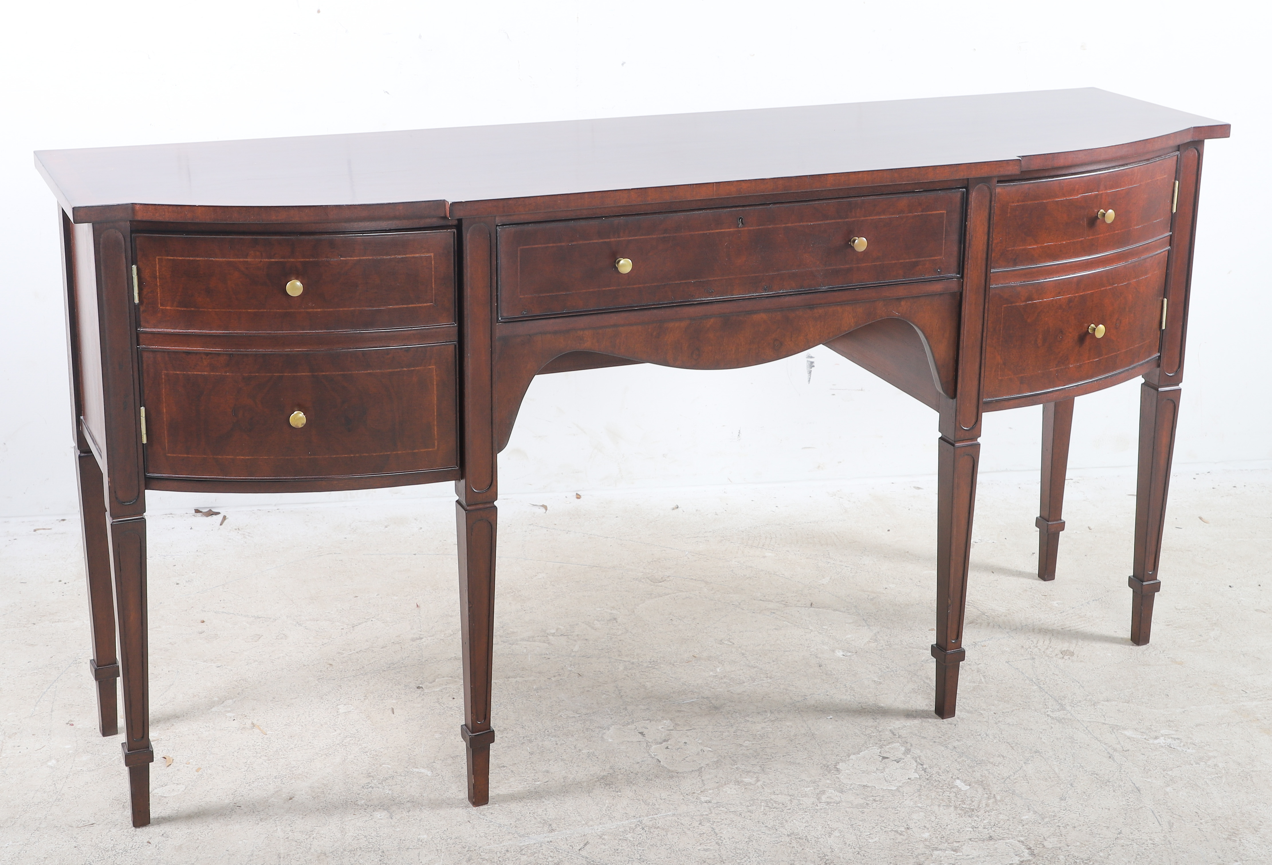 Federal style mahogany sideboard,