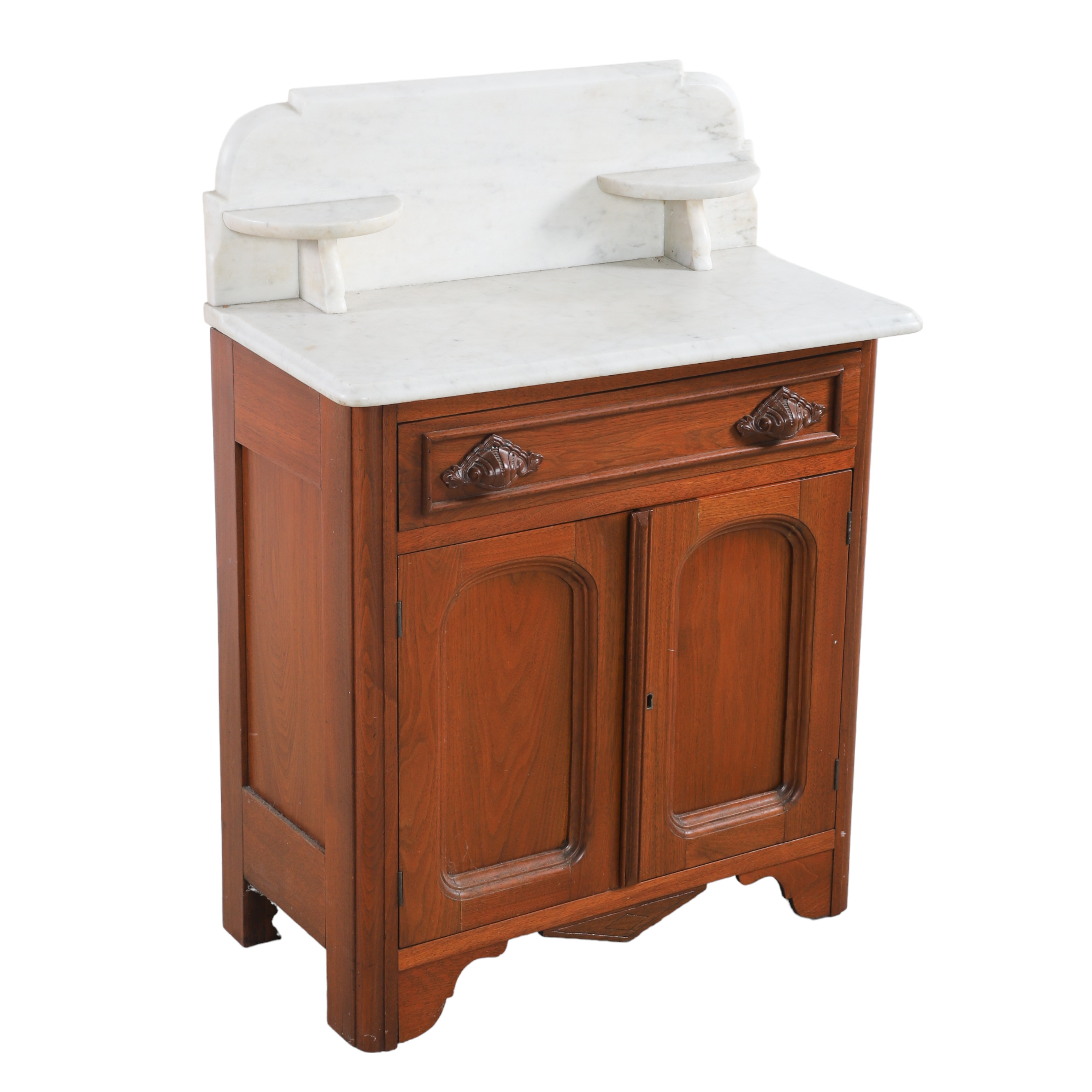 Victorian marbletop washstand, marble