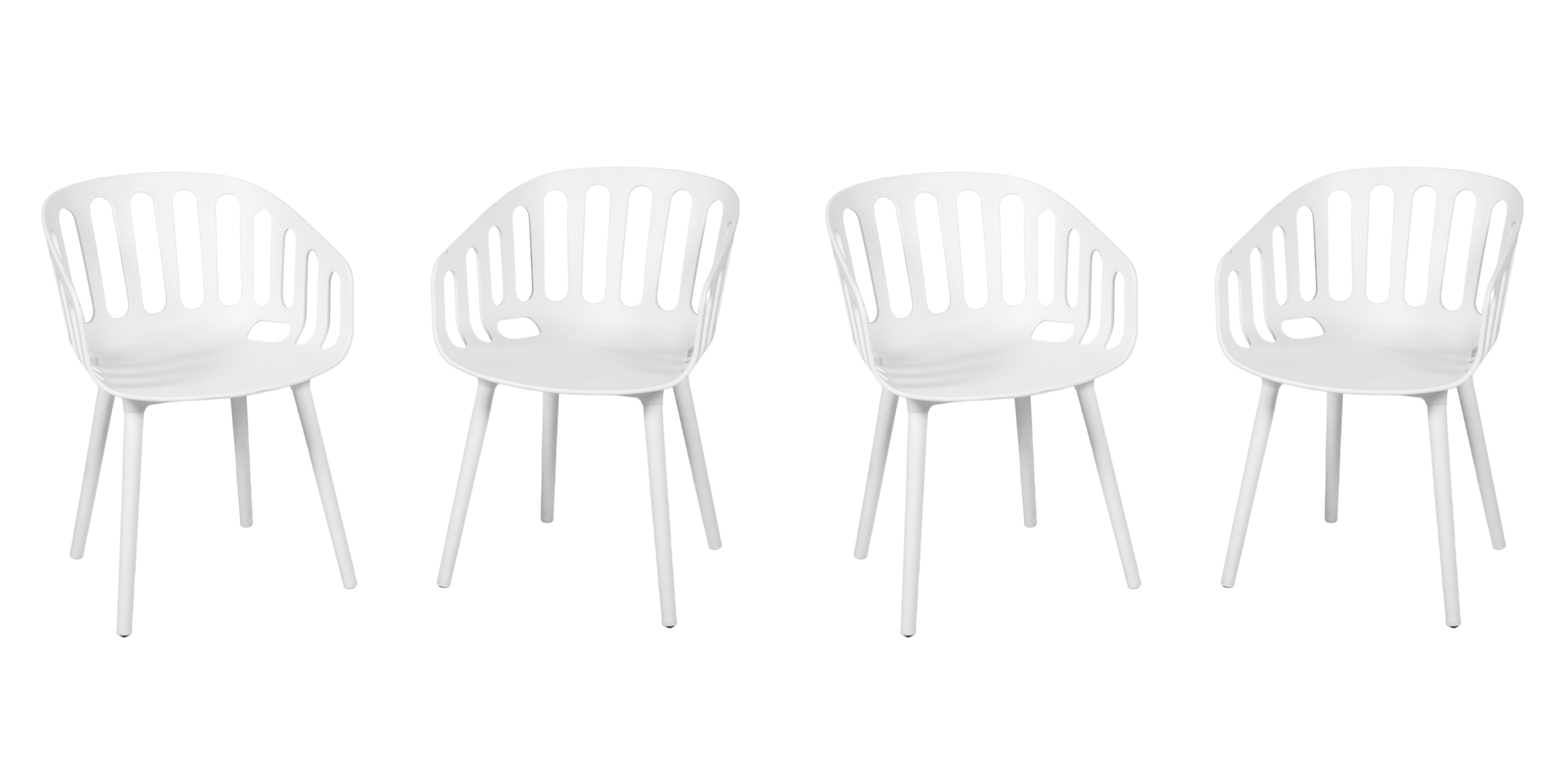 (4) Concentric Spaces basket chairs,