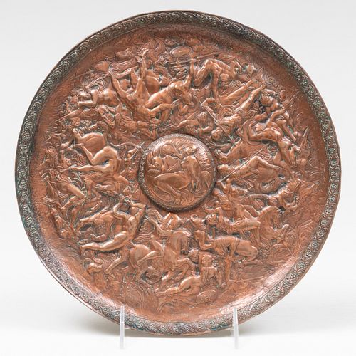 RENAISSANCE STYLE REPOUSS COPPER 3caa1a