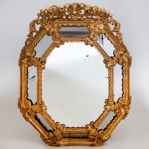 ITALIAN BAROQUE STYLE CARVED GILTWOOD 3caa4b