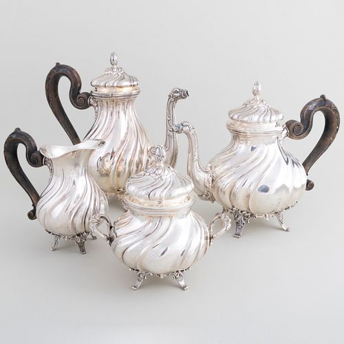 CONTINENTAL SILVER FOUR PIECE TEA