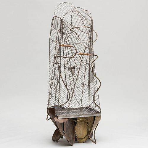 ANN SPERRY (B. 1950): THE BIRD CAGEWelded