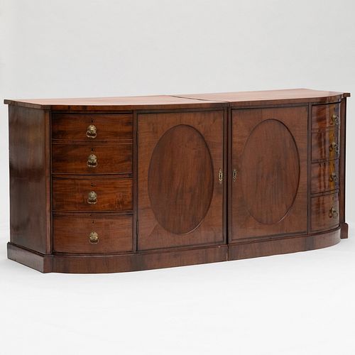 REGENCY EBONIZED INLAID MAHOGANY