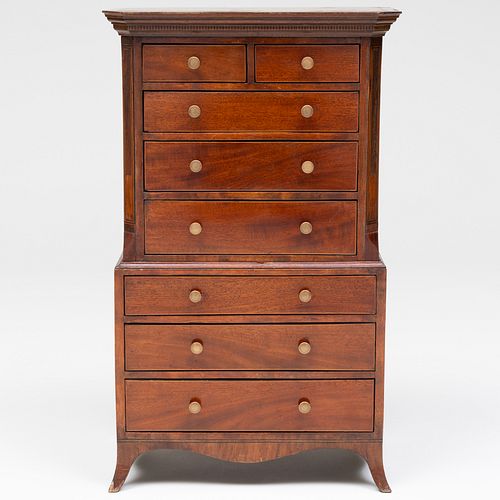 MINIATURE GEROGE III STYLE MAHOGANY 3cac92