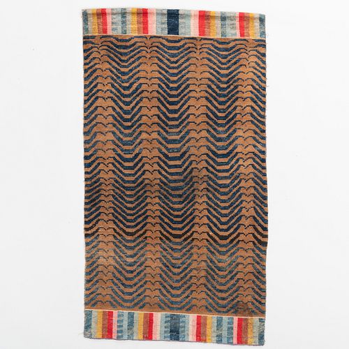 TIBETAN TIGER RUGThis rug presents