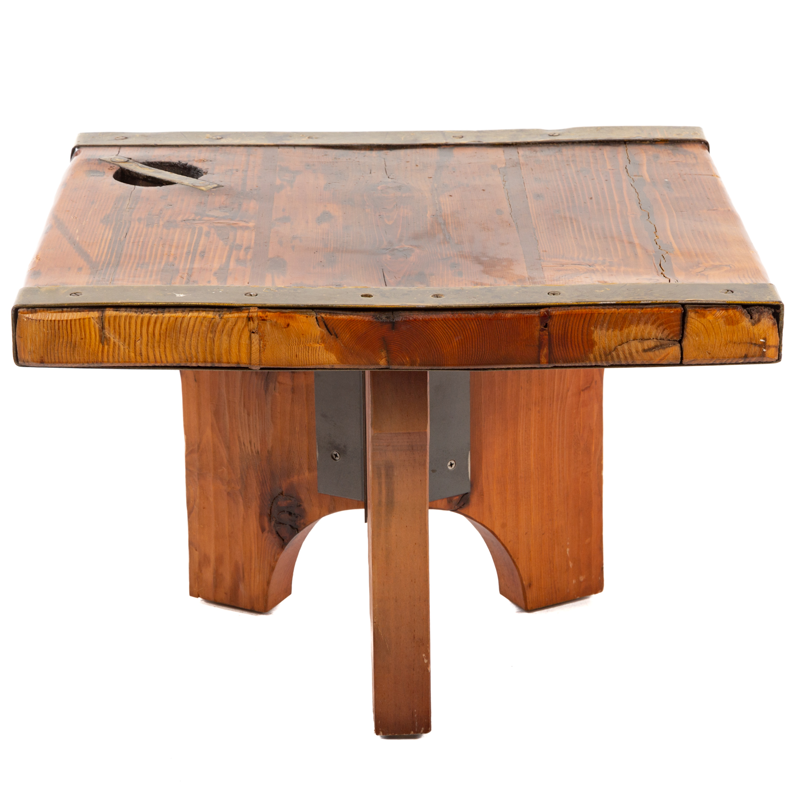 SHIP'S HATCH END TABLE Early 20th