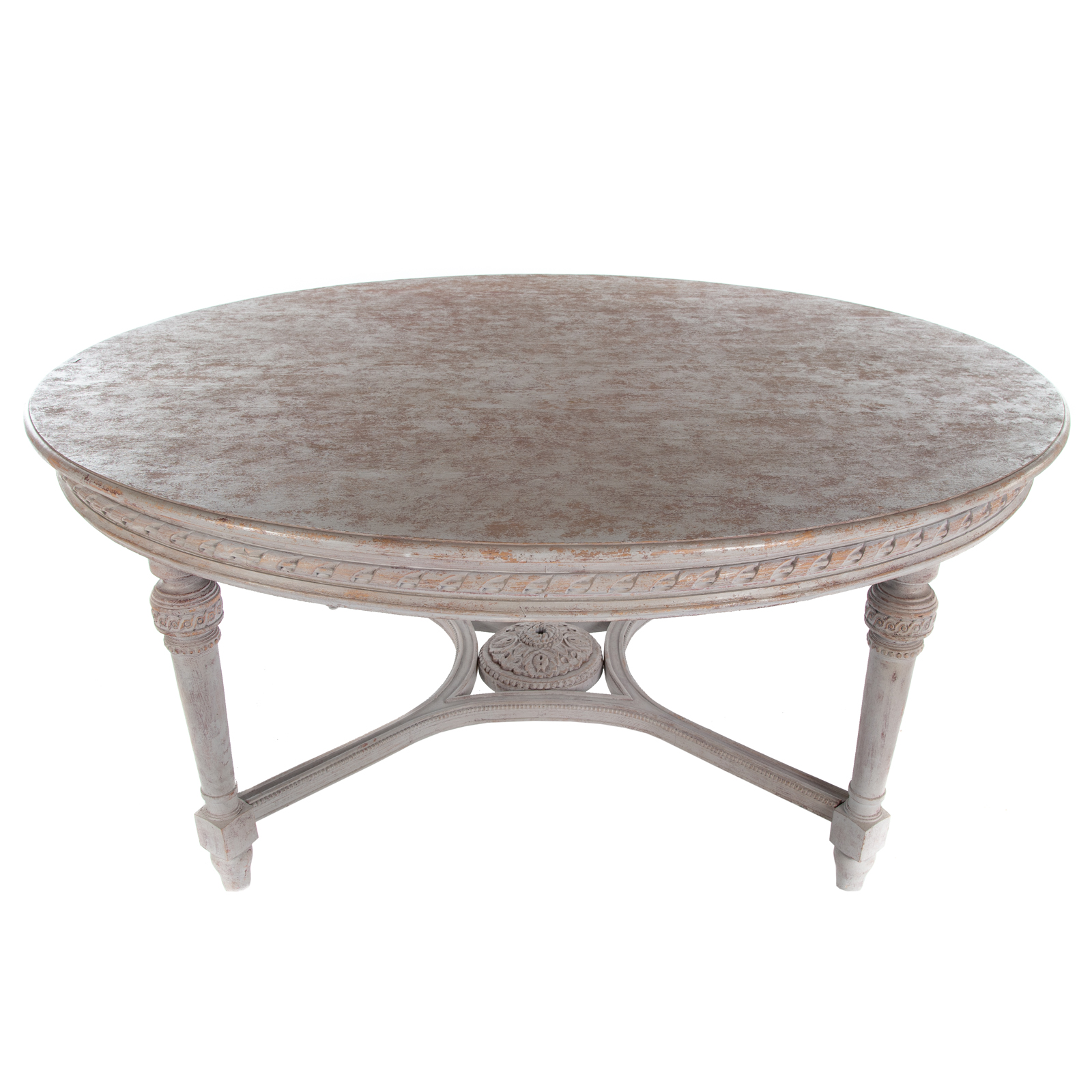 LOUIS XVI STYLE OVAL DINING TABLE 3cae05