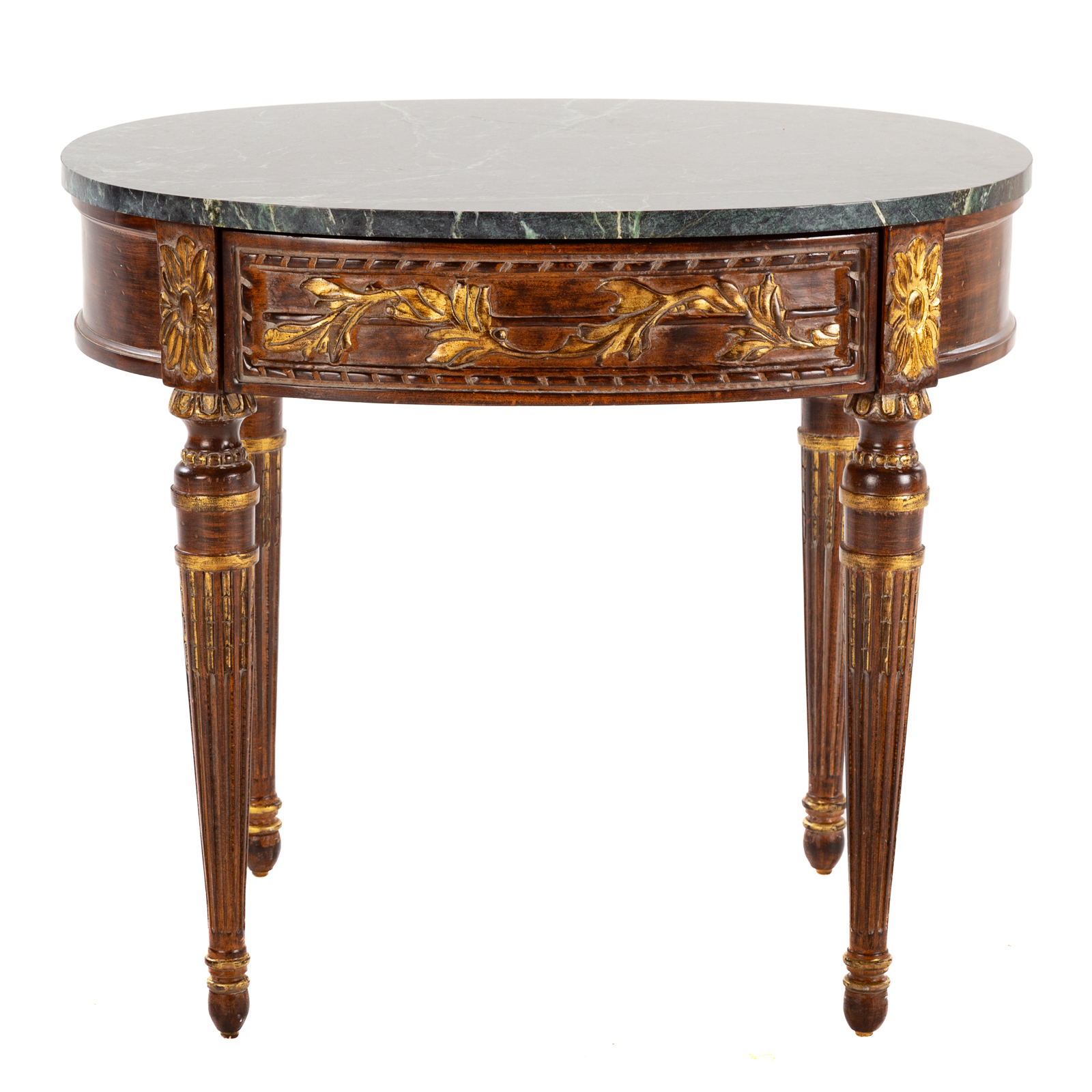 LOUIS XVI STYLE MARBLE TOP END