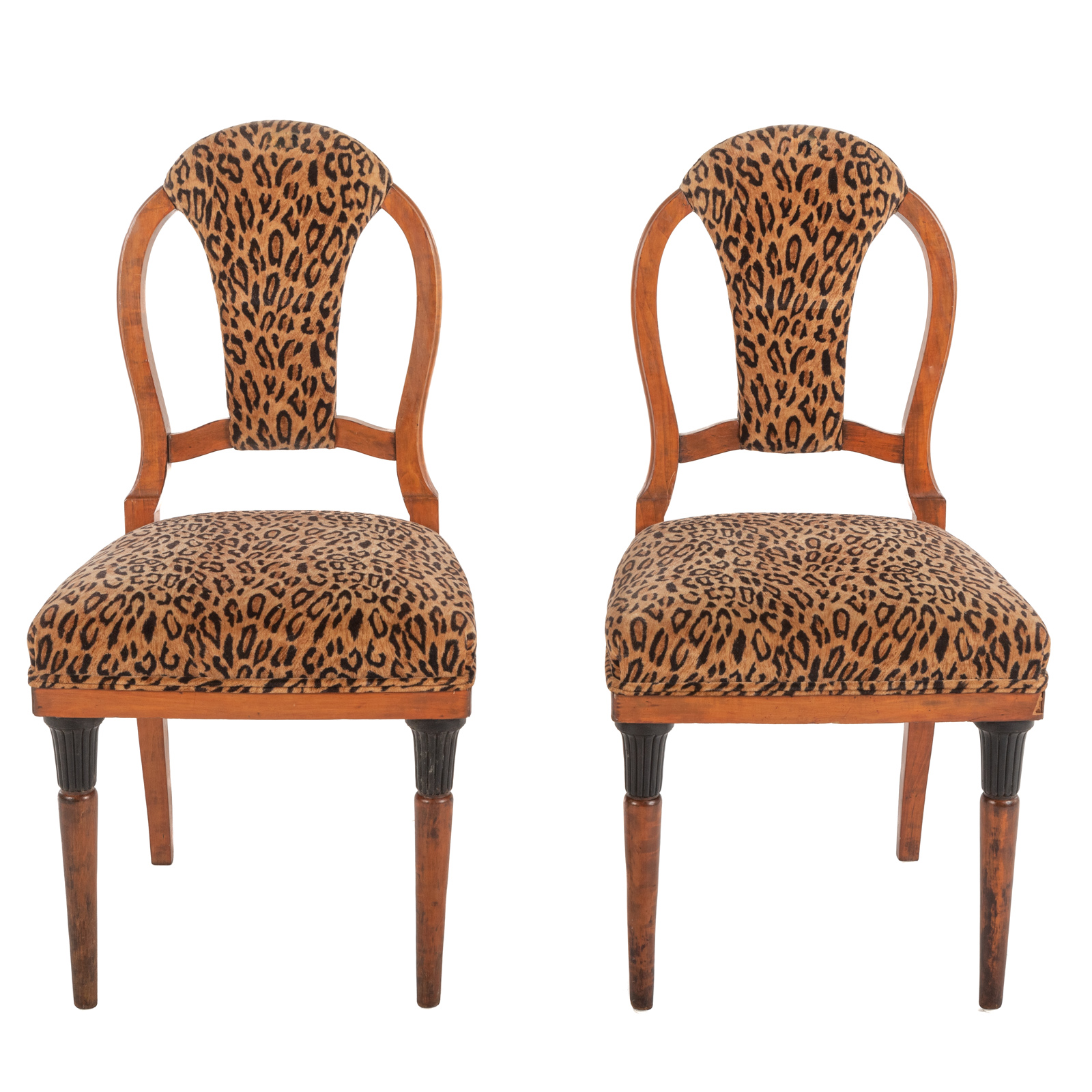 A PAIR OF BIEDERMEIER CHAIRS Circa 1870s;