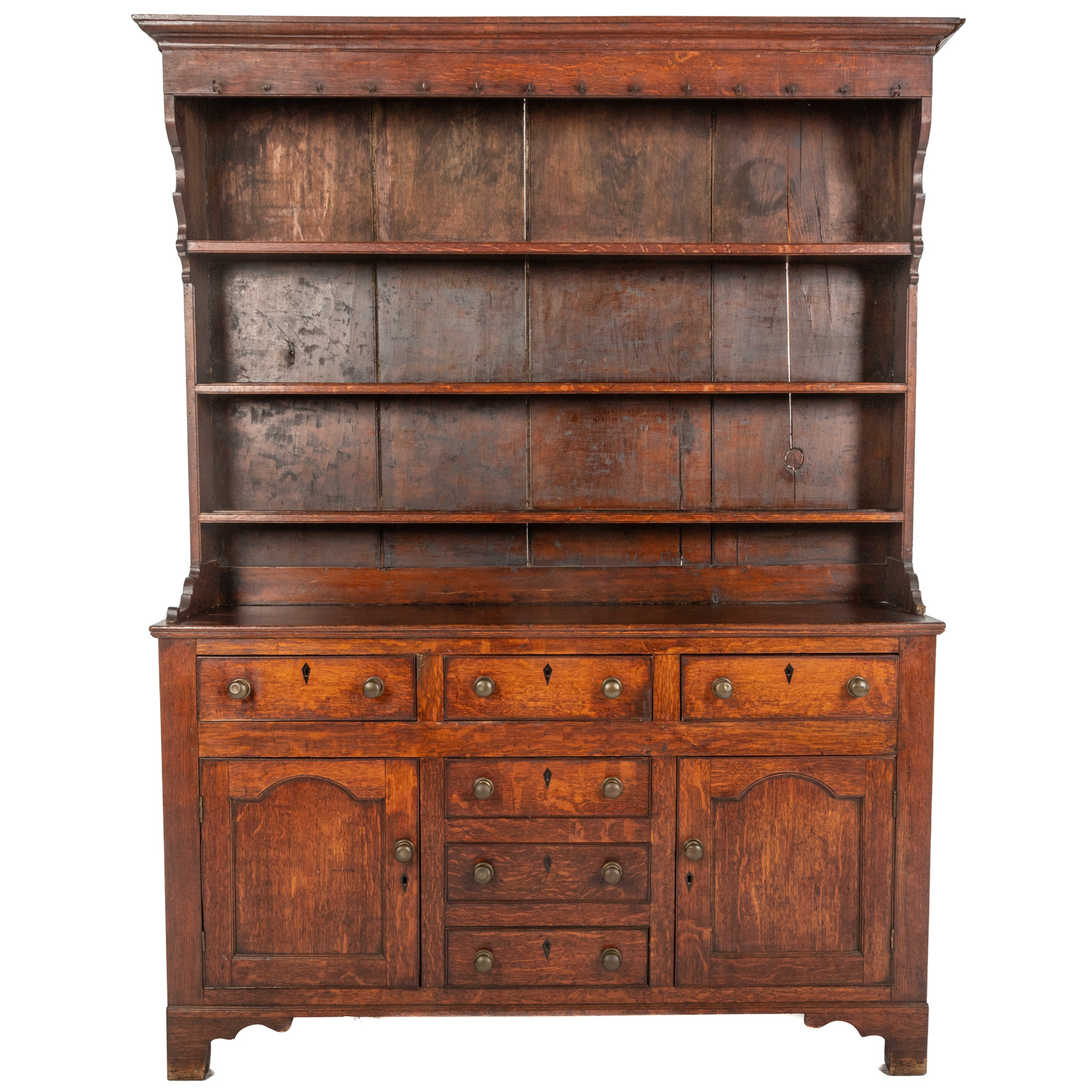 GEORGE III OAK WELSH DRESSER Circa 3cae32