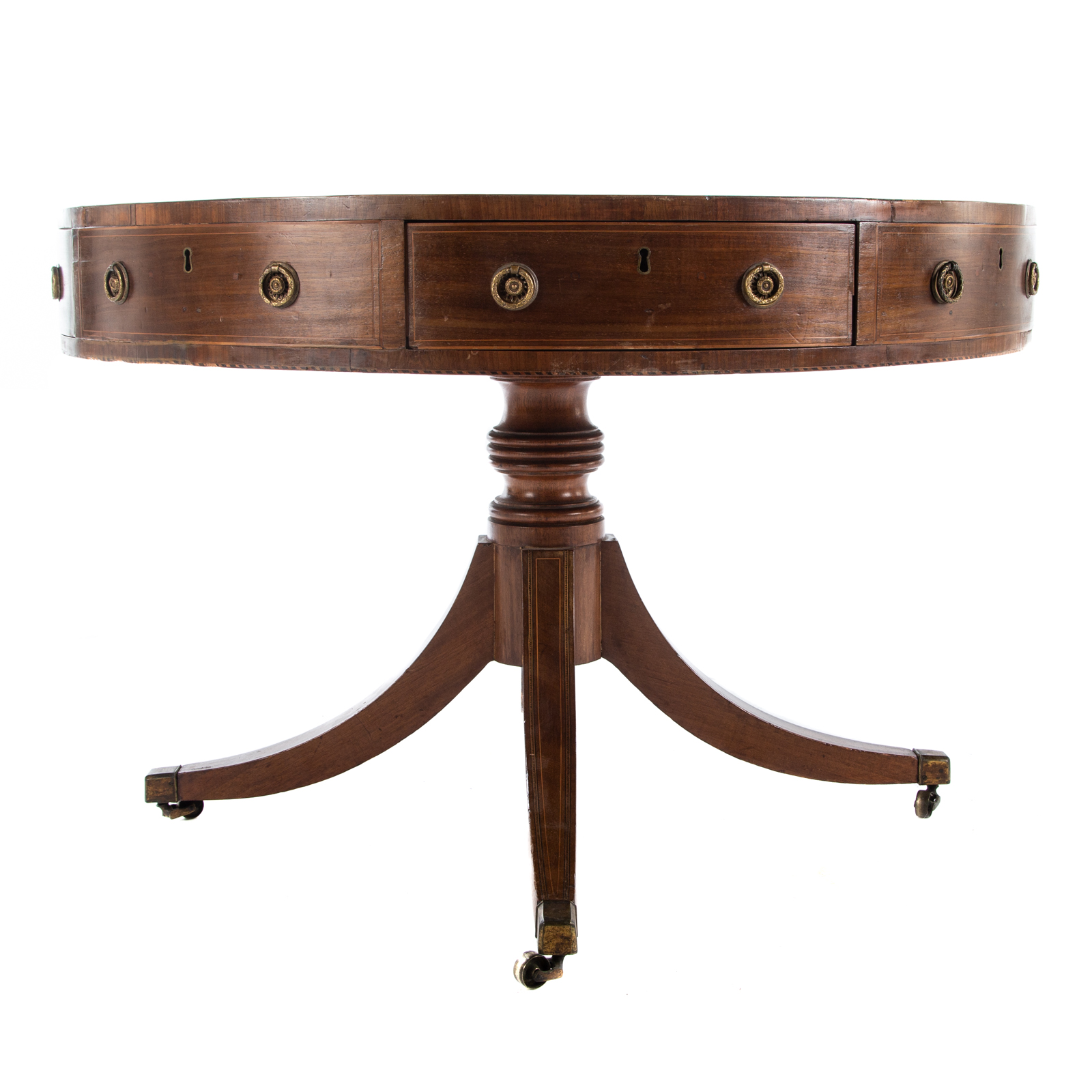 GEORGE IV LEATHER TOP RENT TABLE