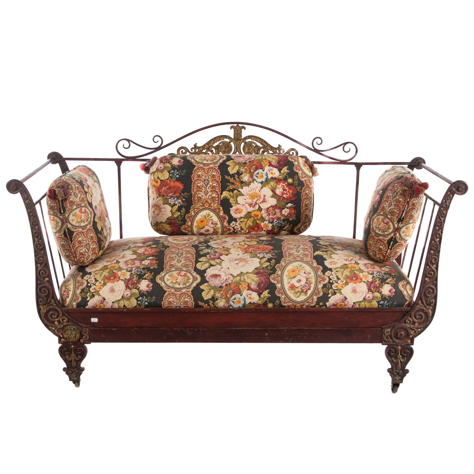 CLASSICAL STYLE CAST IRON SETTEE 3cae51