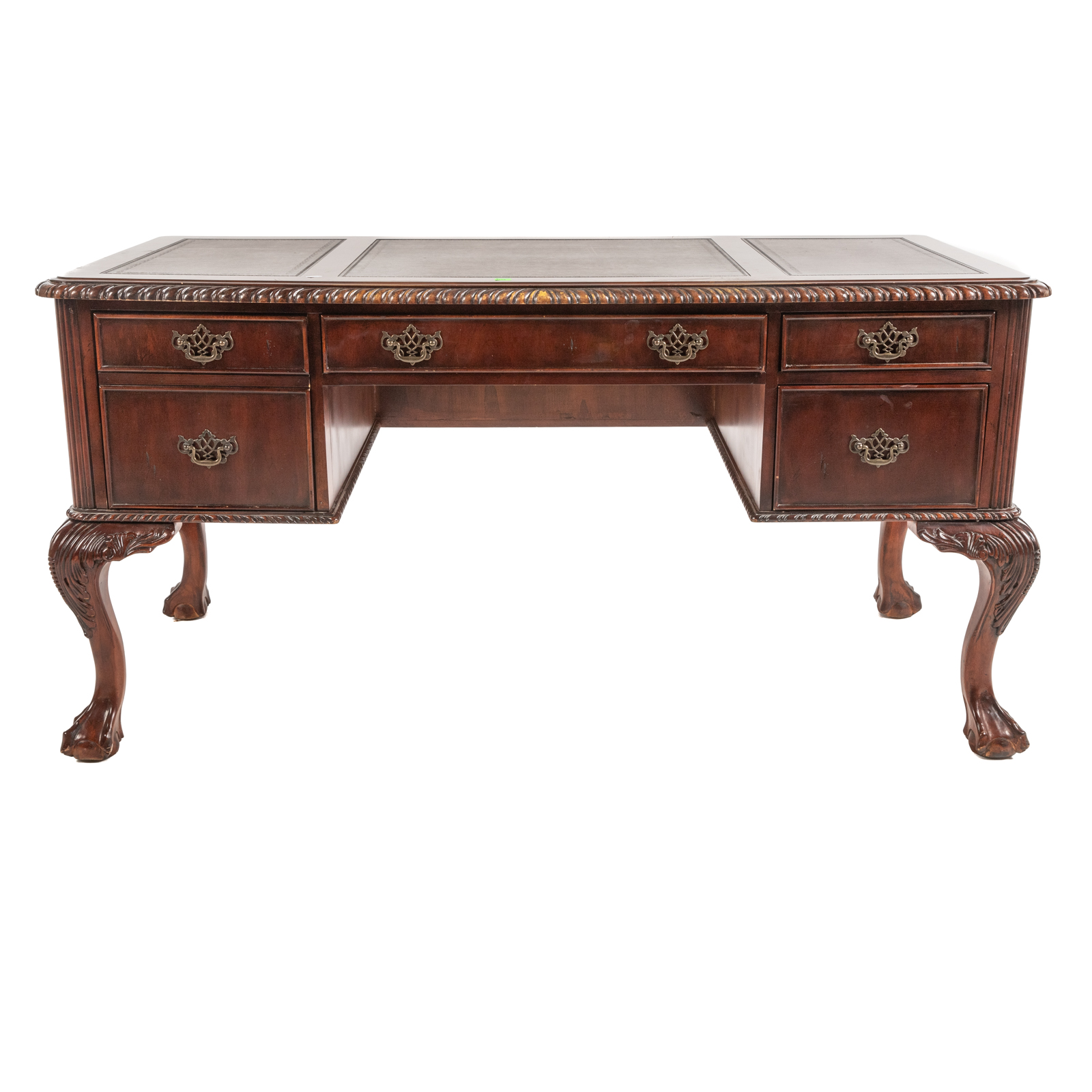 HOOKER CHIPPENDALE STYLE DESK 20th 3cae58