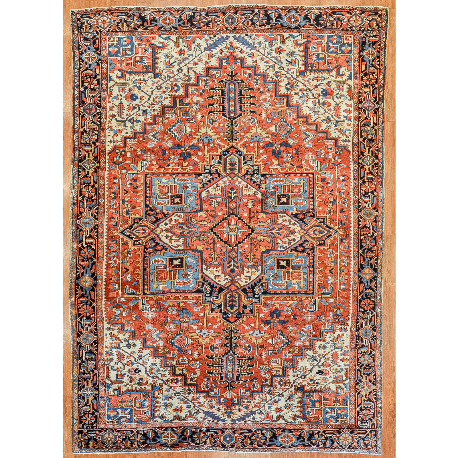 SEMI-ANTIQUE HERIZ RUG, PERSIA, 8.3