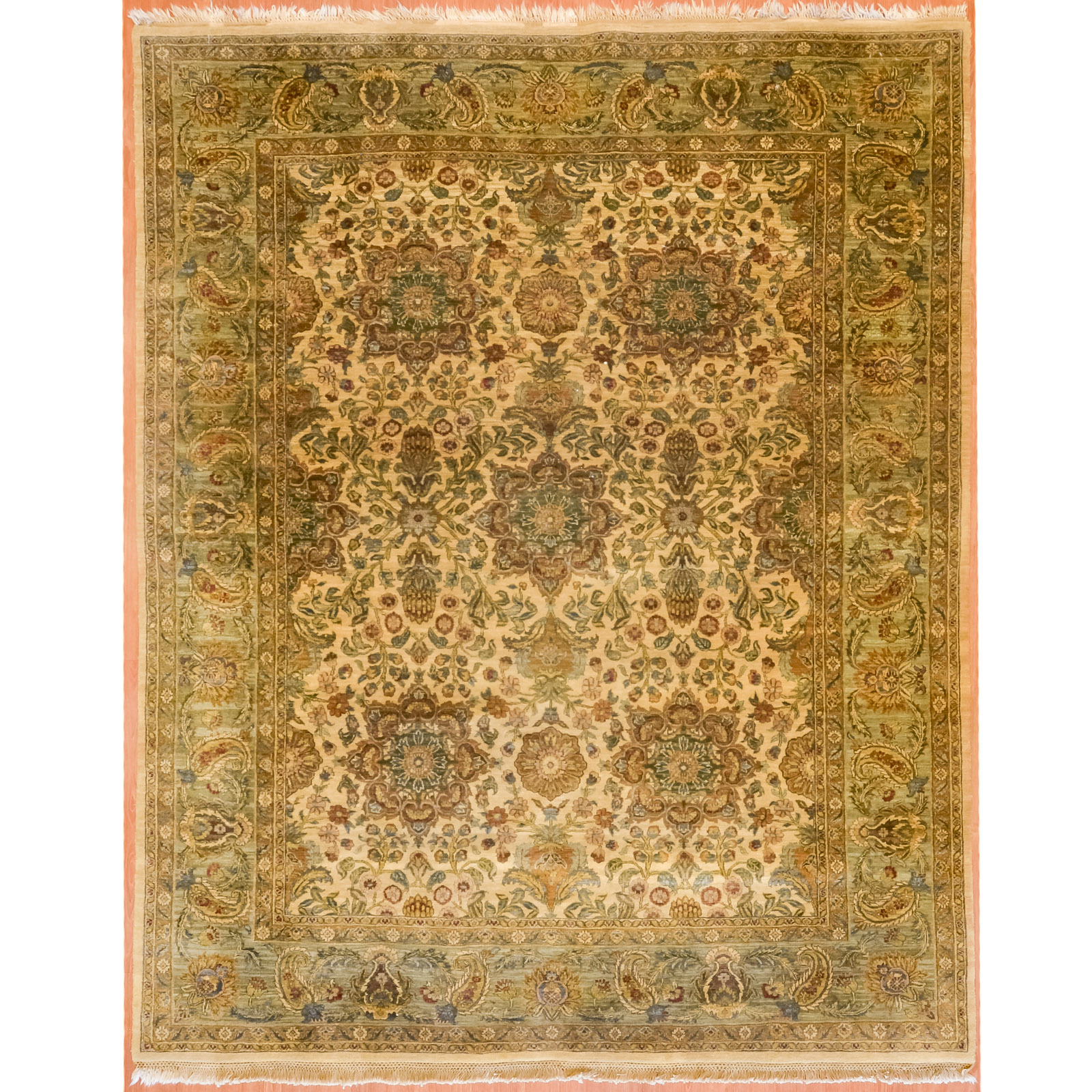 INDO AGRA RUG, INDIA, 8 X 9.11