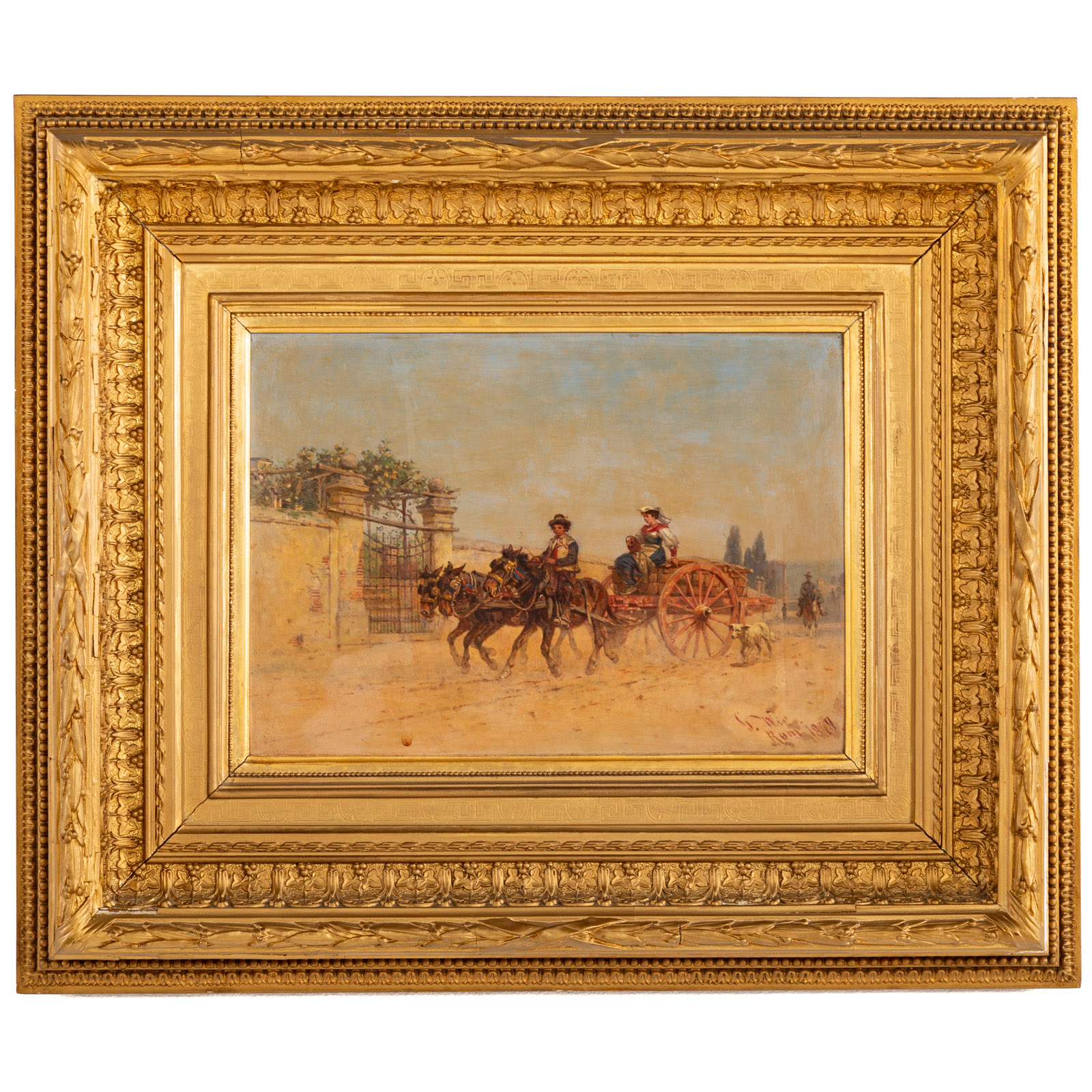 GUSTAV WIE HORSE AND BUGGY OIL 3caeaa