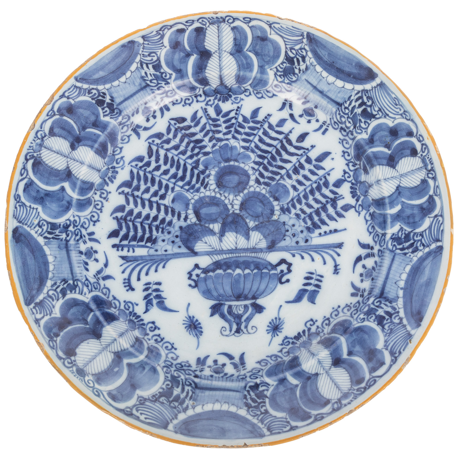 DUTCH DELFTWARE BLUE WHITE CHARGER 3caf30