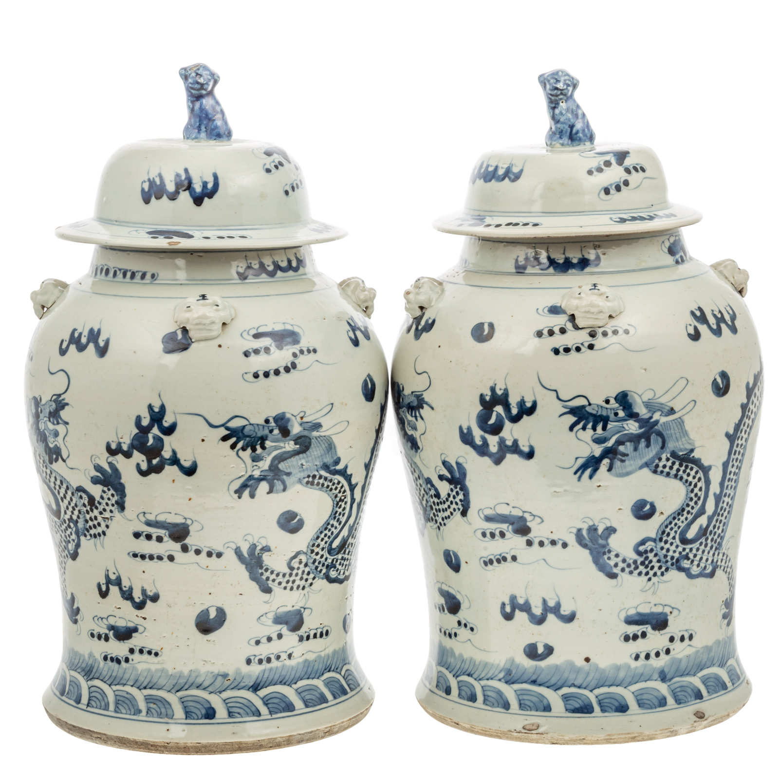 A PAIR OF CHINESE PORCELAIN JARS