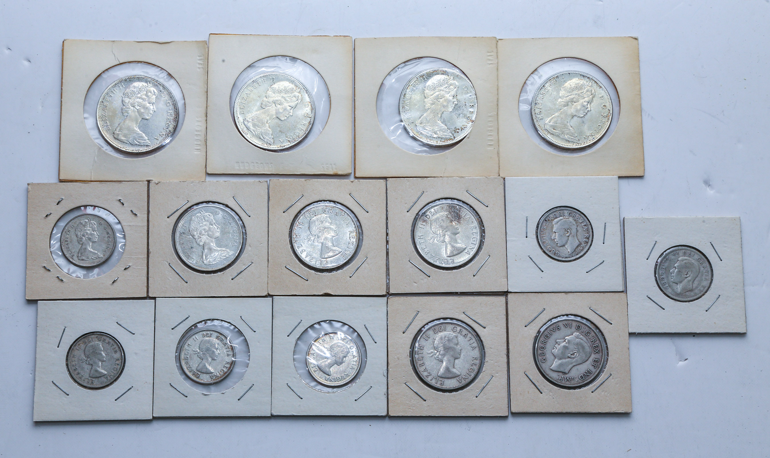 CANADIAN SILVER COINS 9 Silver 3caf8c