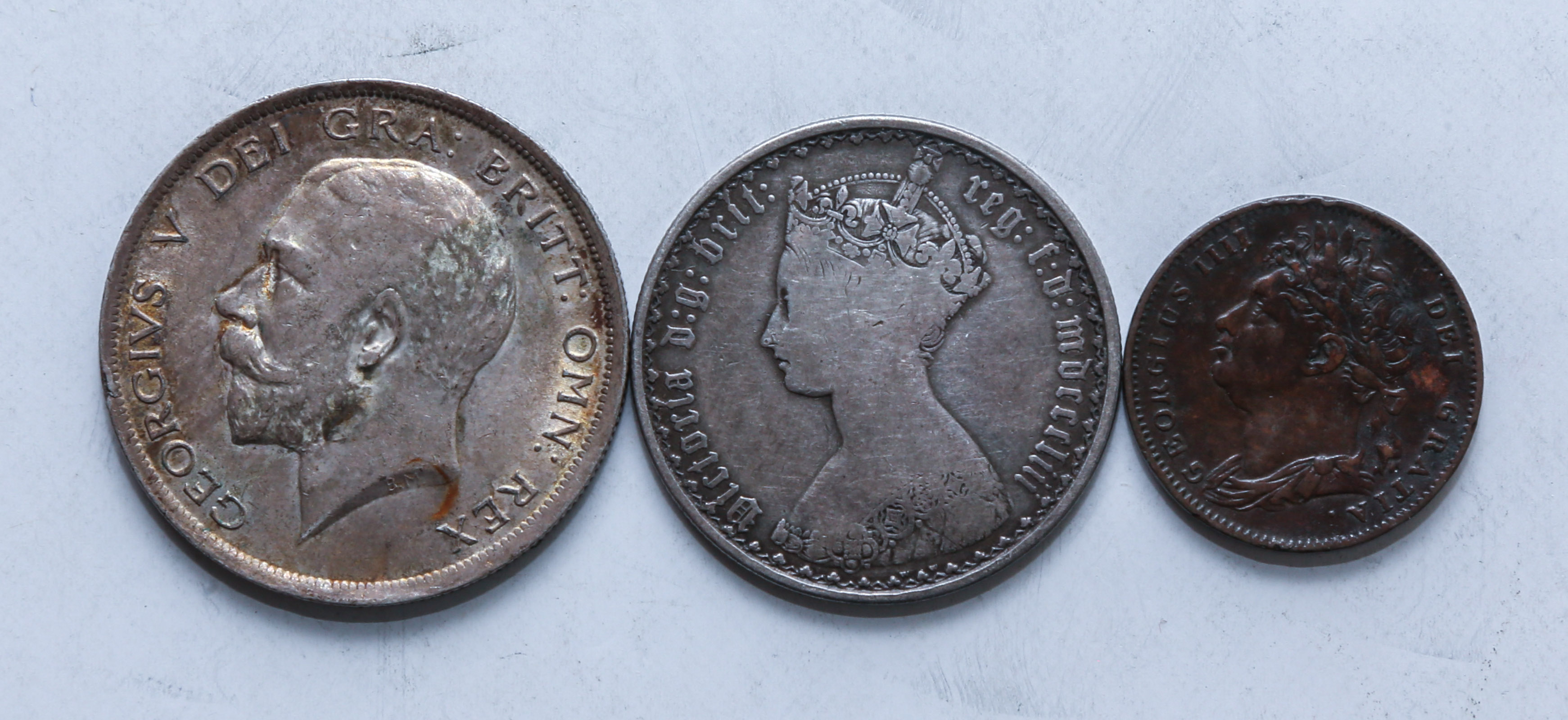THREE BETTER GREAT BRITAIN COINS