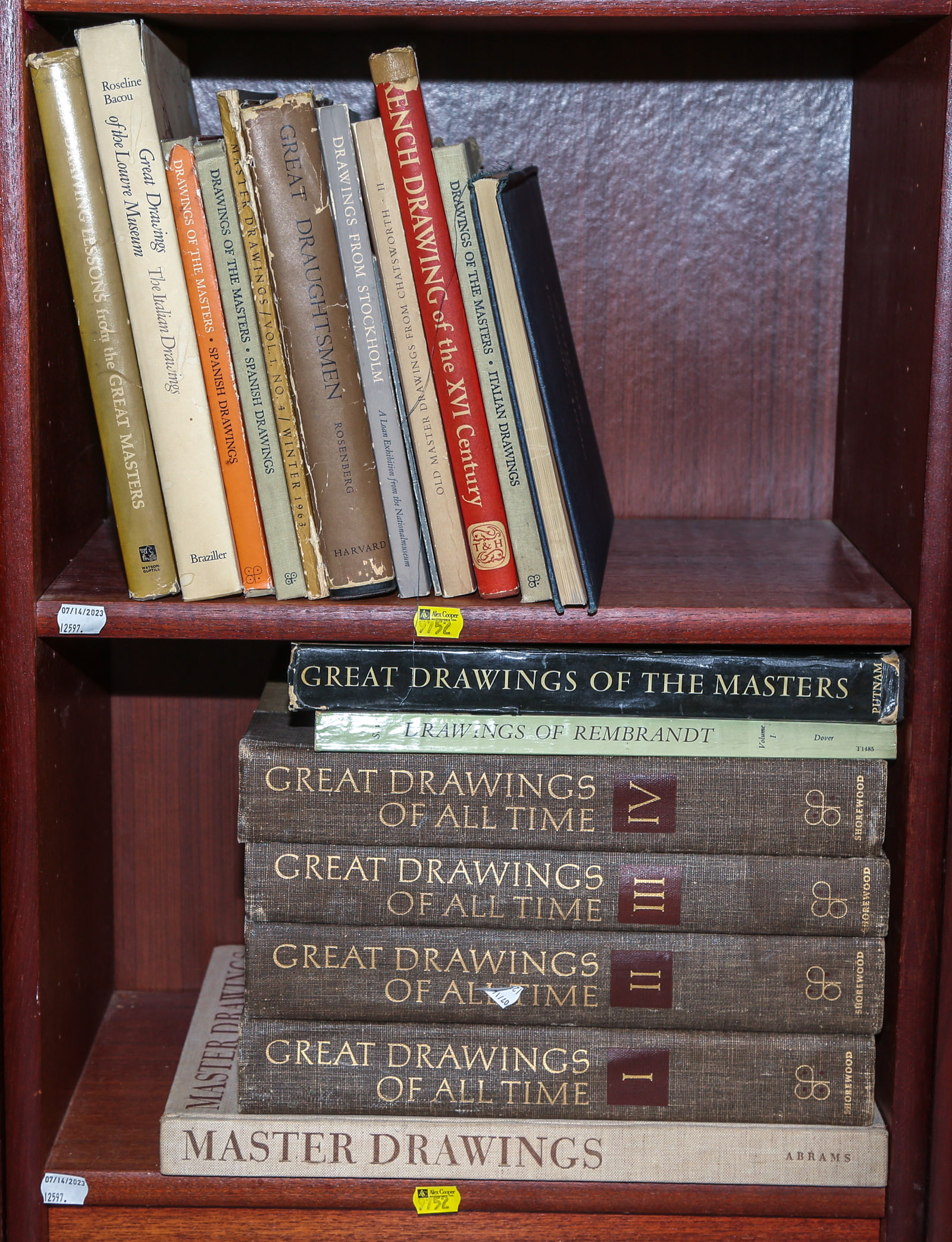 GROUP OF BOOKS ON OLD MASTER DRAWINGS