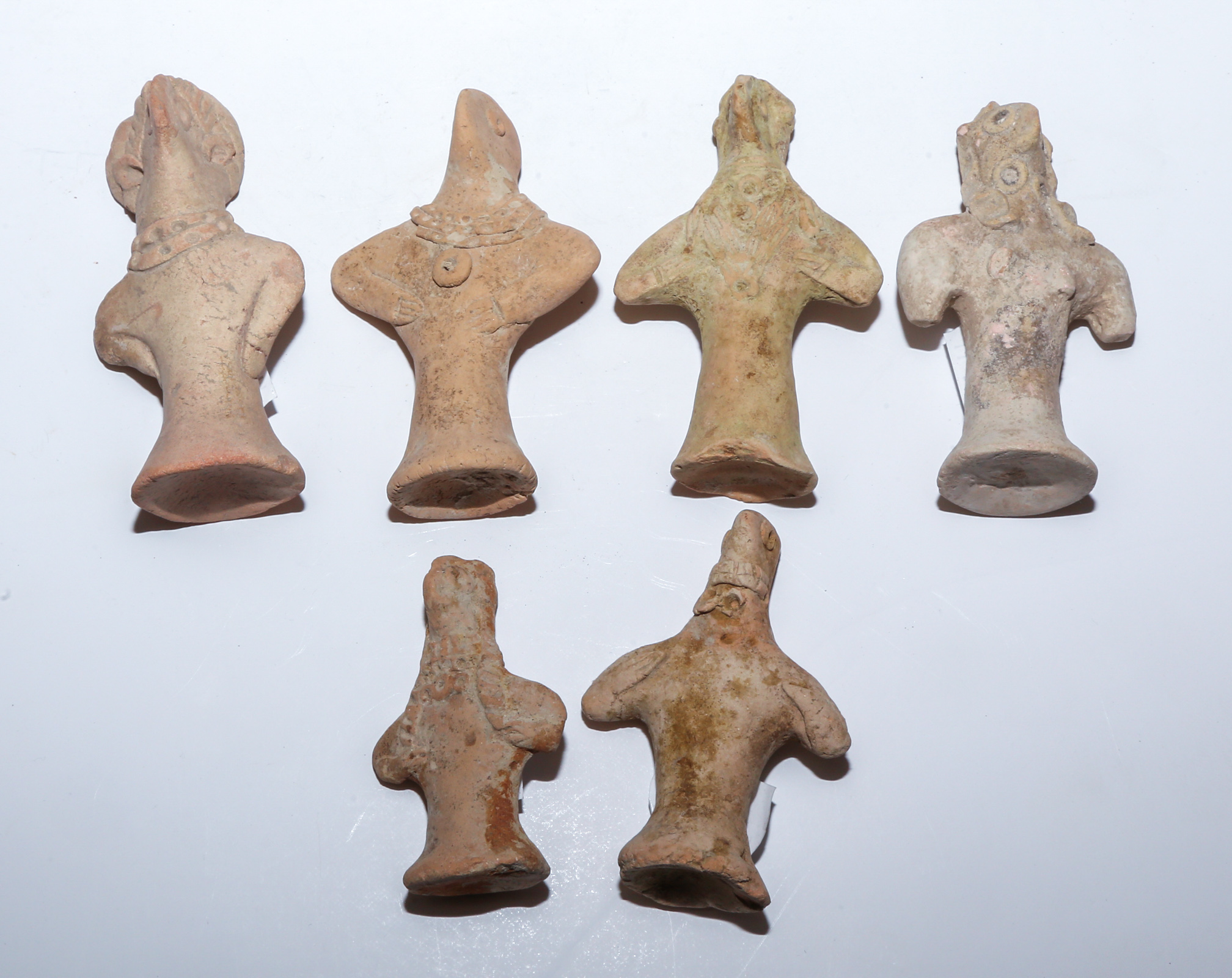 SIX SYRO-HITTITE TERRACOTTA PROTECTIVE