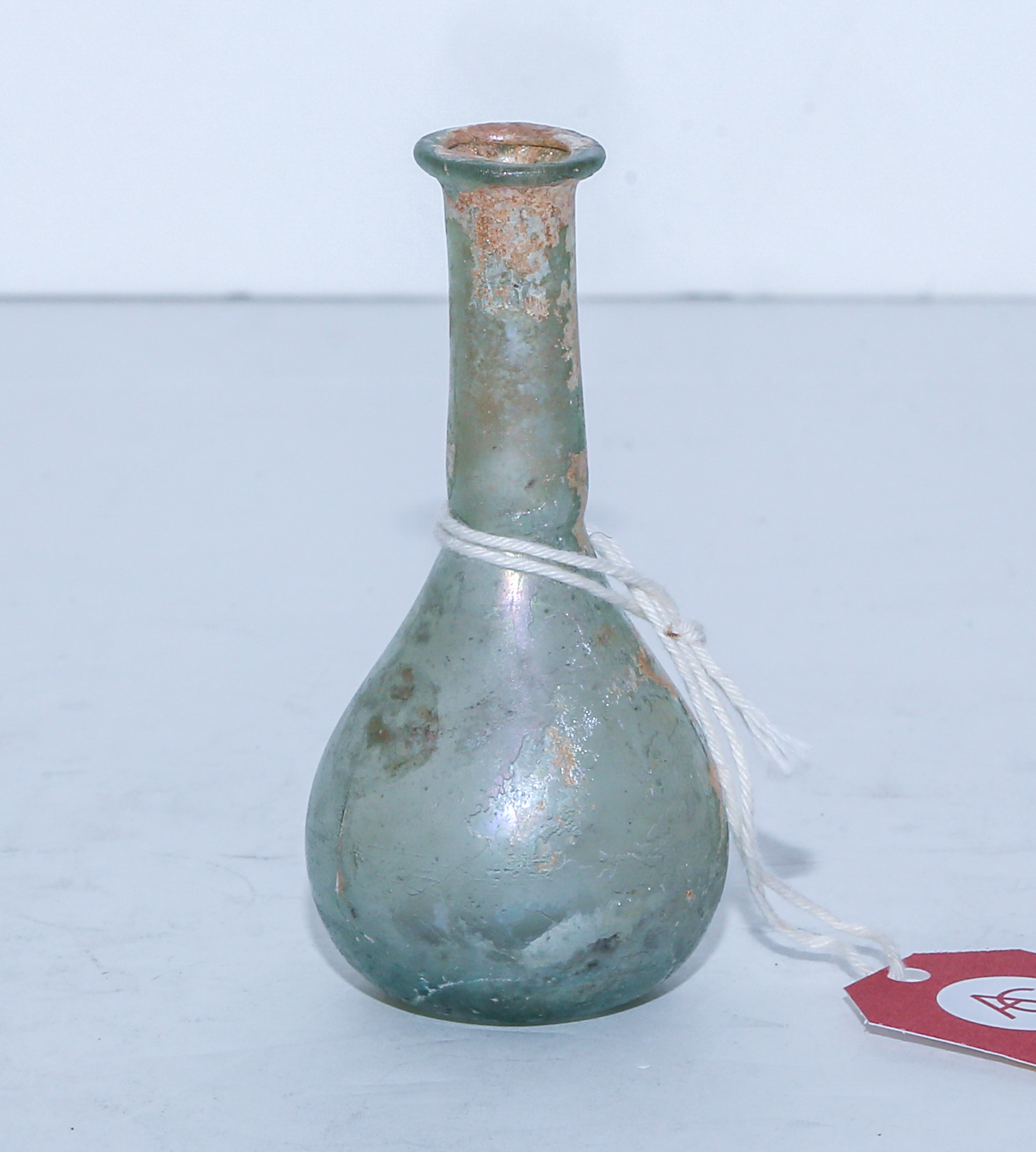 A ROMAN BLOWN GLASS FLASK Syria,