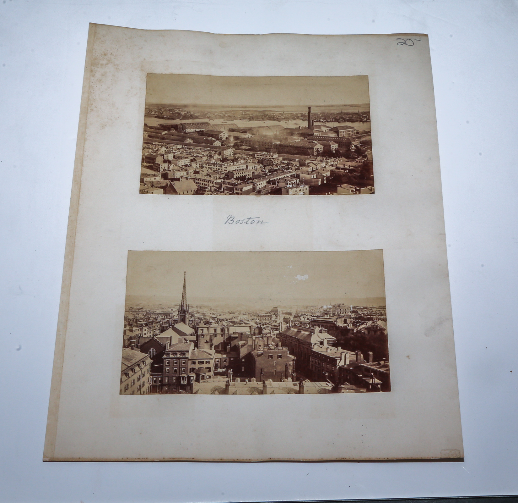 FOUR EARLY PHOTOGRAPHS OF BOSTON 3cb033