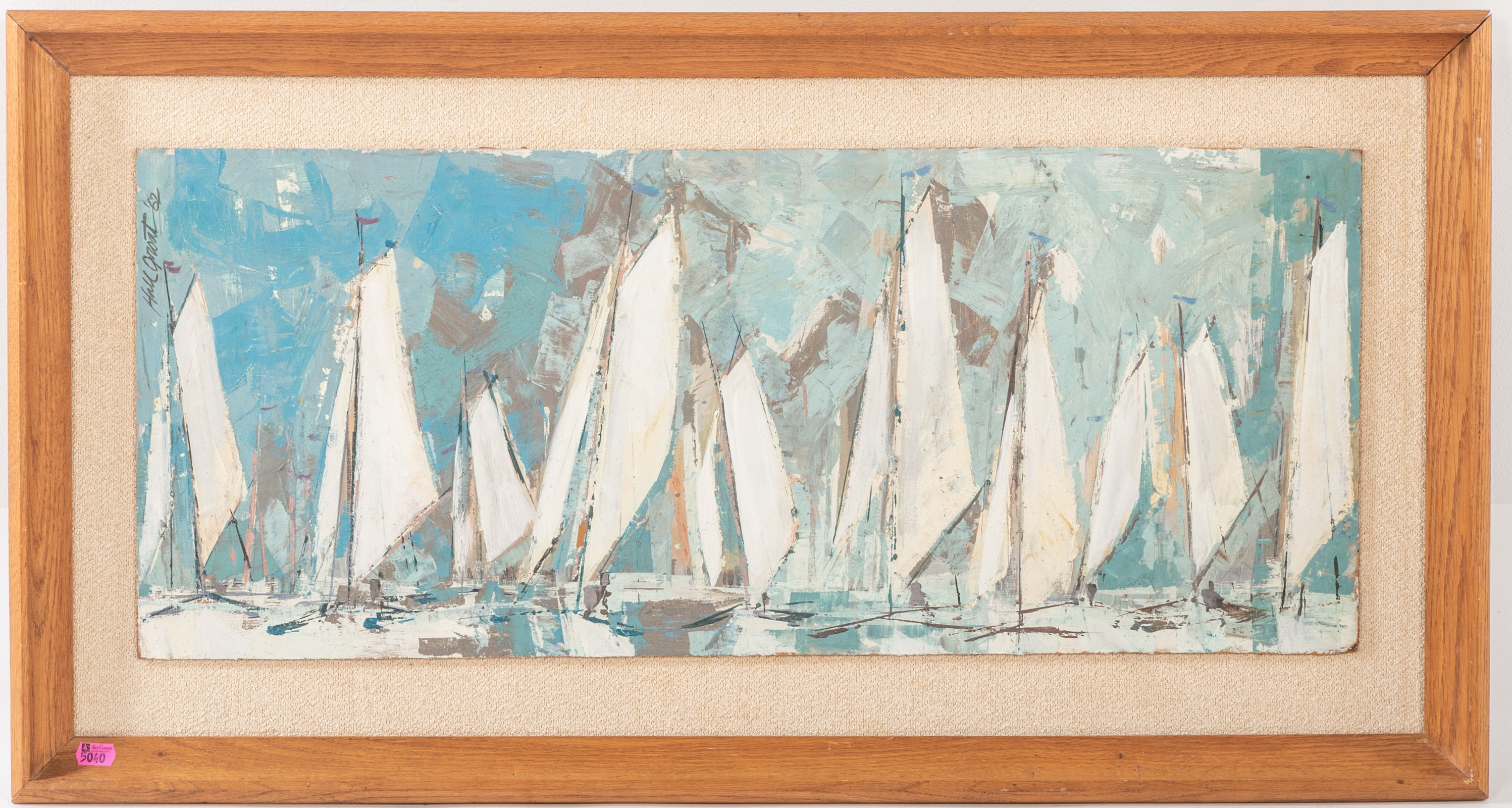 HALL GROAT SAILBOATS OIL Oil 3cb0d8