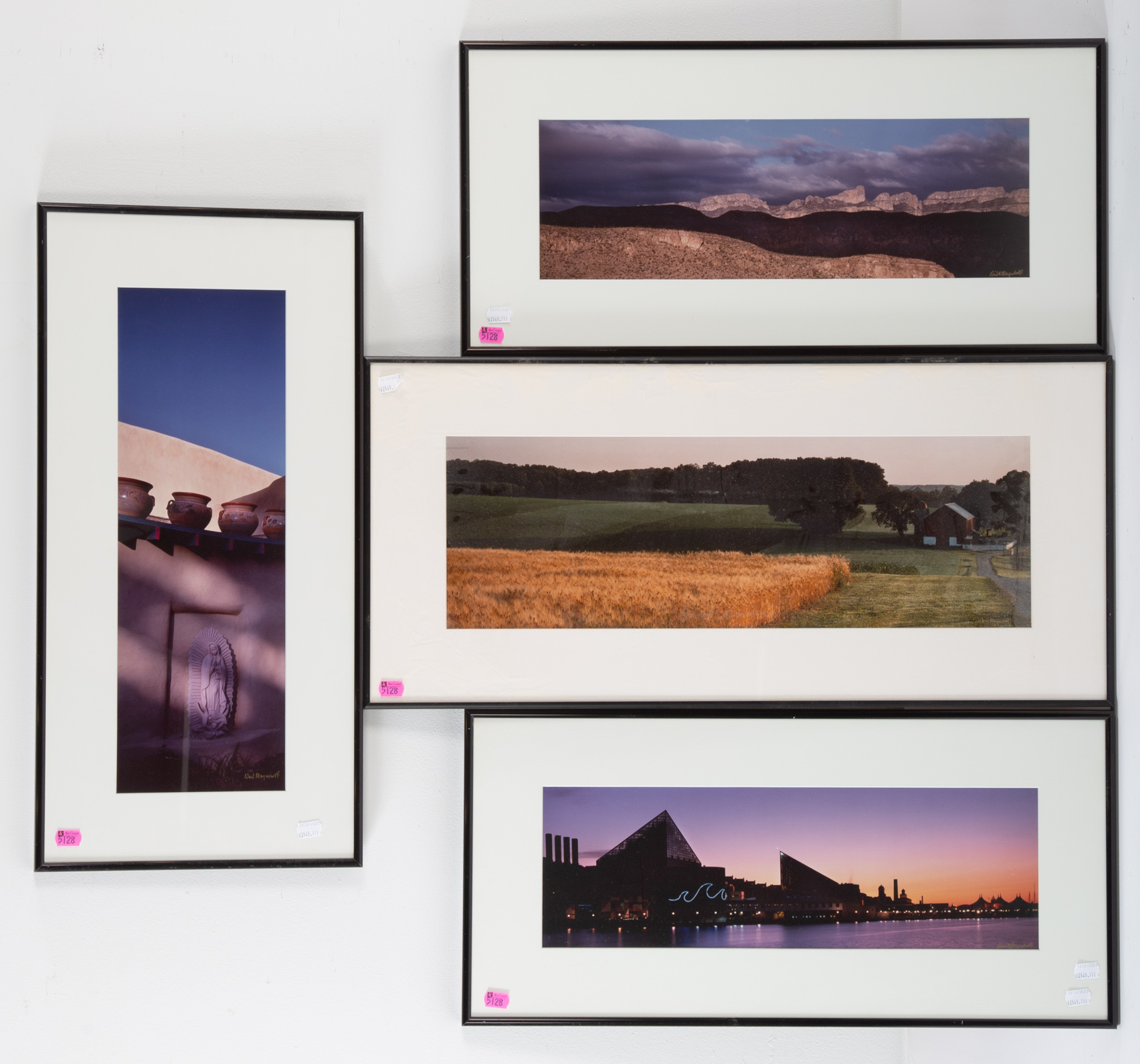 NEIL MEYERHOFF. FOUR FRAMED PHOTOGRAPHS