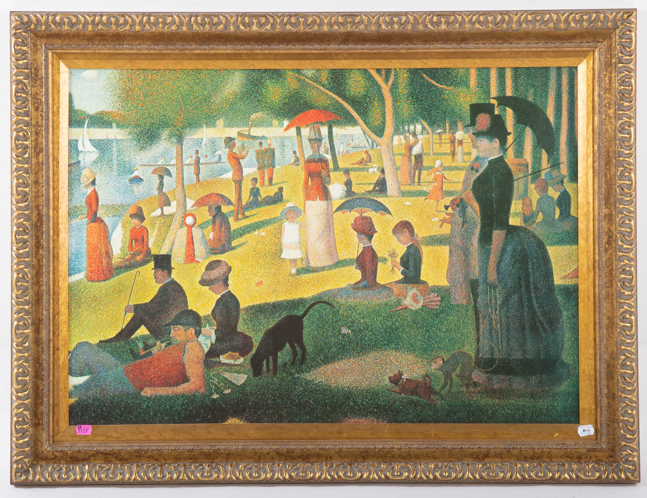 AFTER GEORGES SEURAT. A SUNDAY