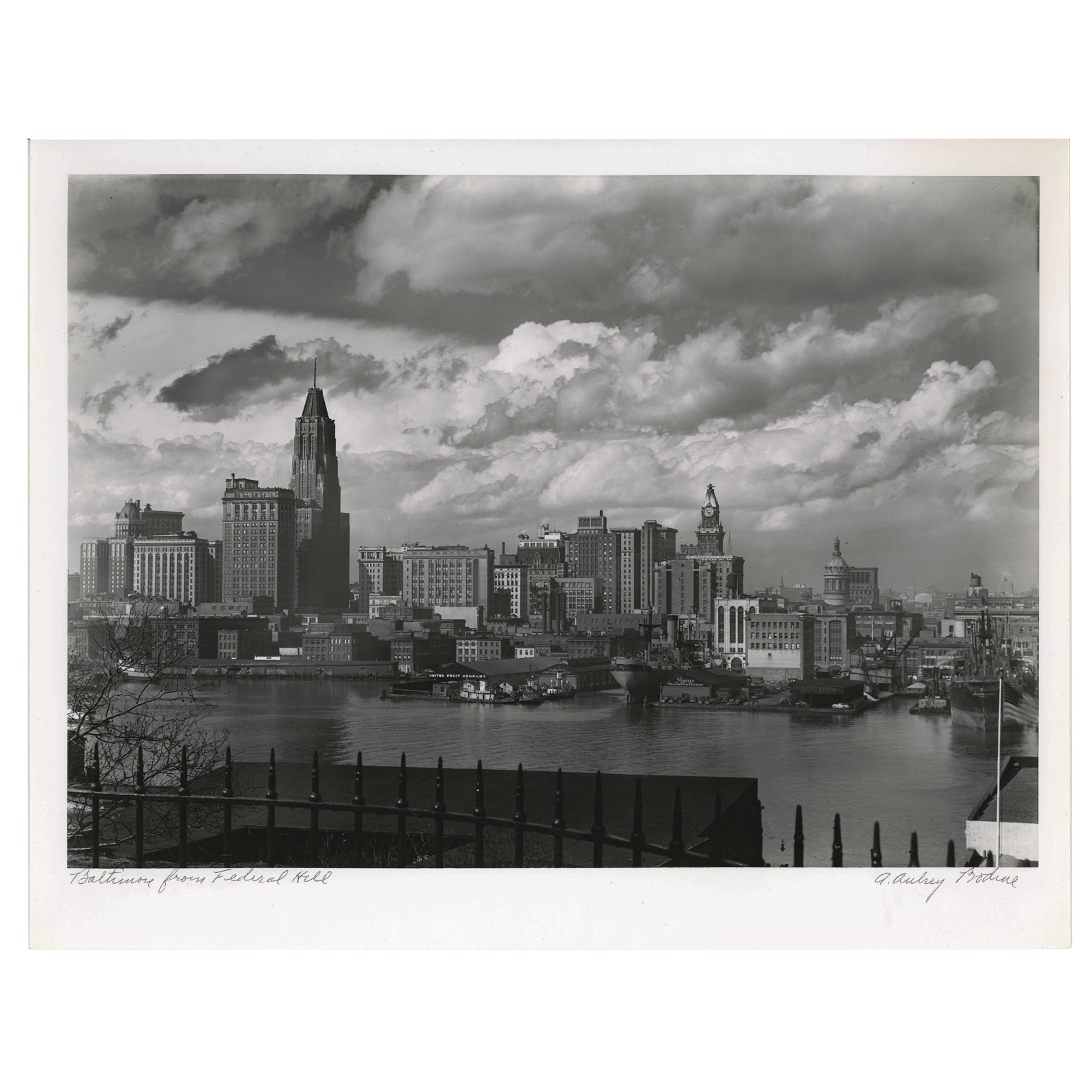 A. AUBREY BODINE. "BALTIMORE FROM