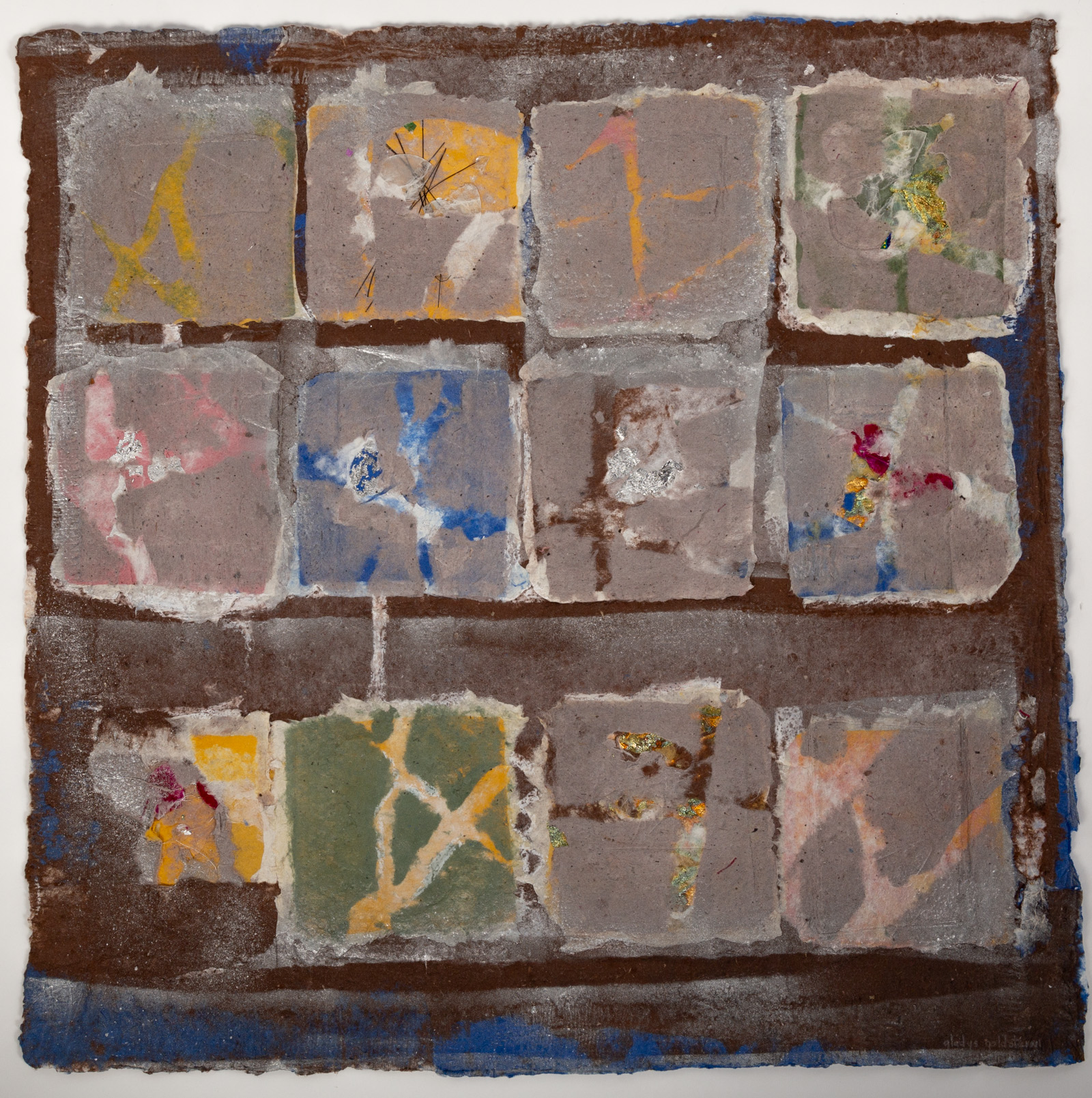 GLADYS GOLDSTEIN ABSTRACT SQUARES  3cb1af