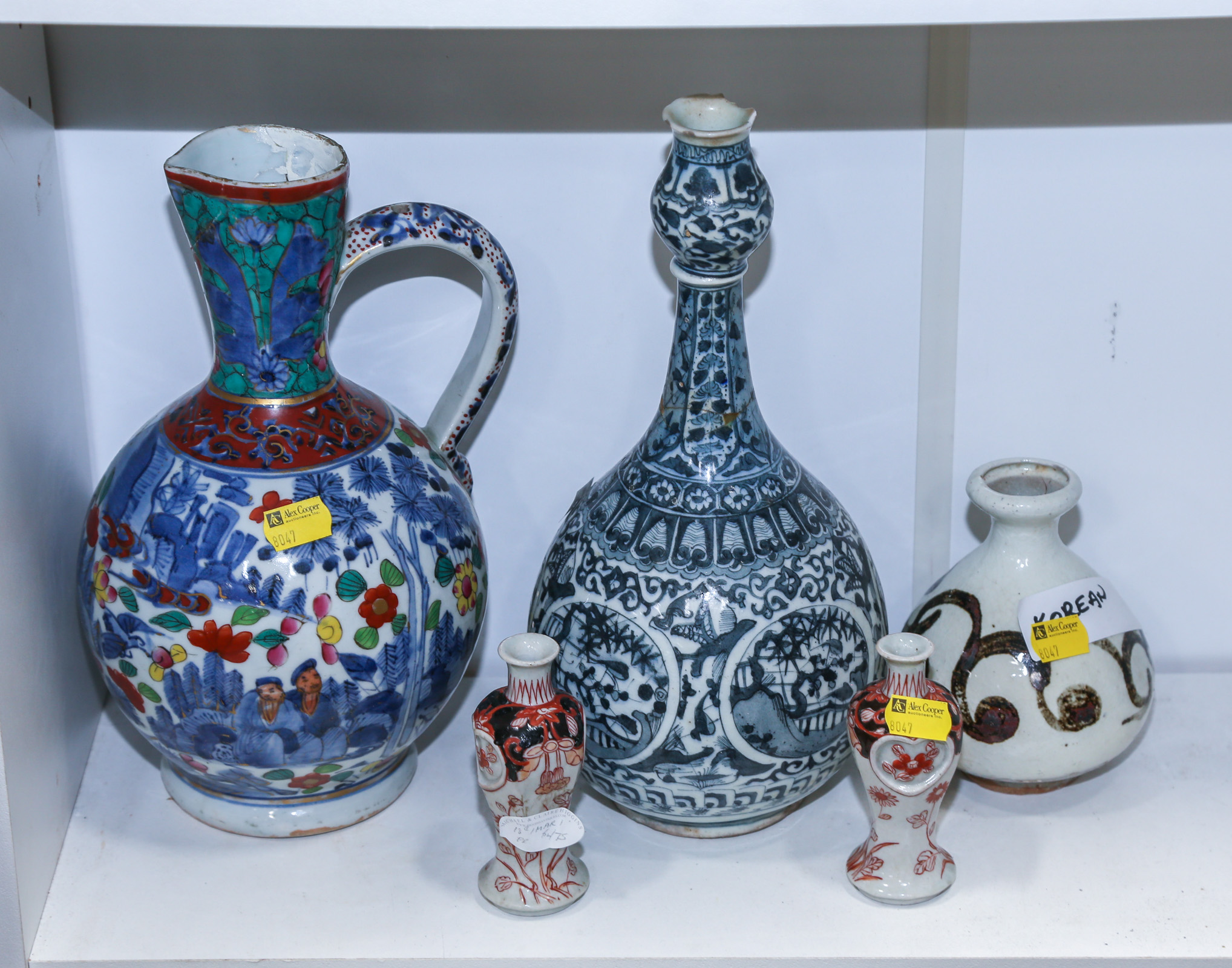 SELECTION OF ASIAN EXPORT PORCELAIN