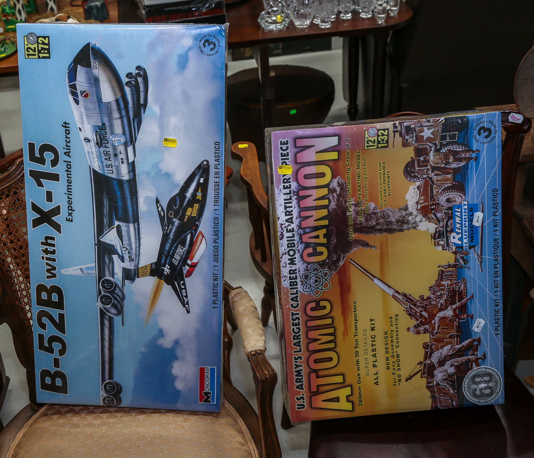TWO SEALED MILITARY MODEL KITS