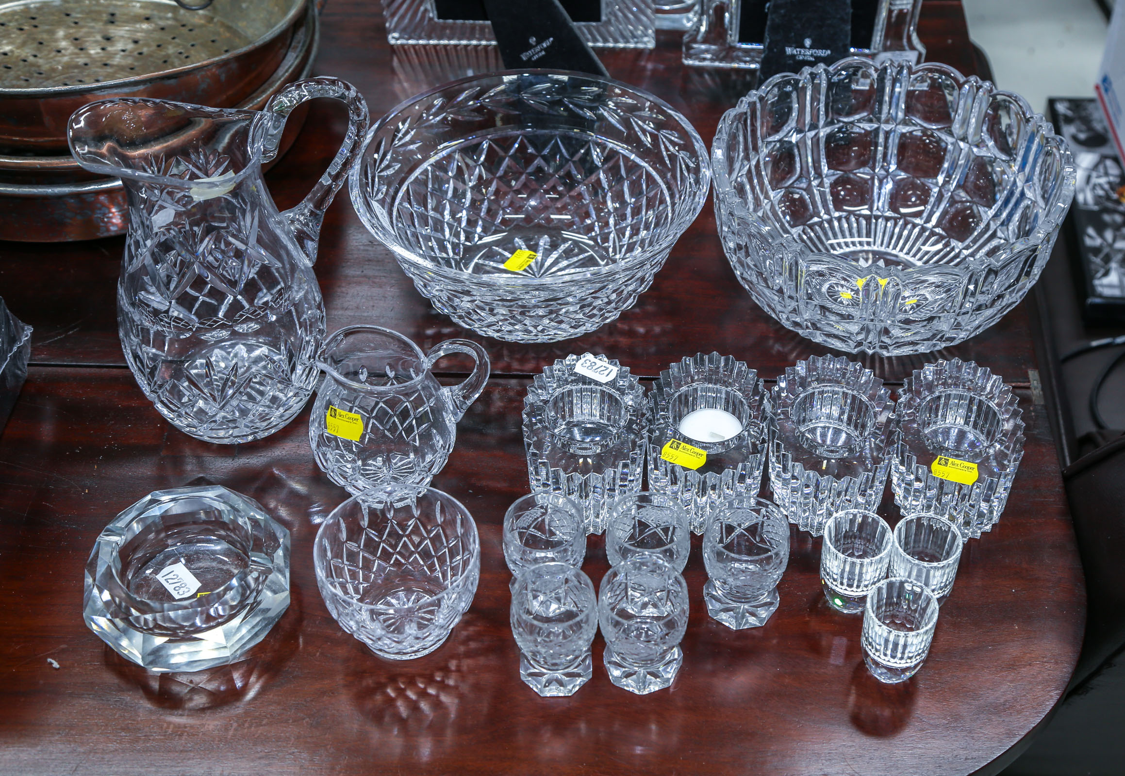 ASSORTED GLASSWARE Including a 3cb3aa