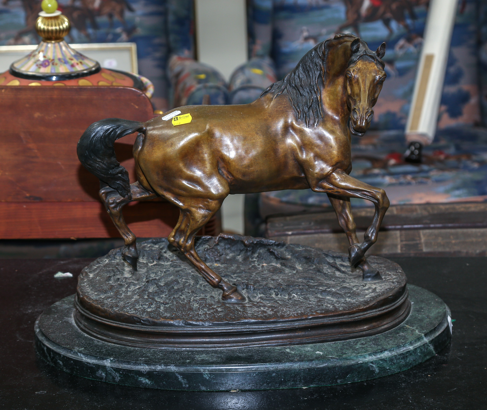 CAST BRONZE HORSE AFTER P J MENE 3cb3c4