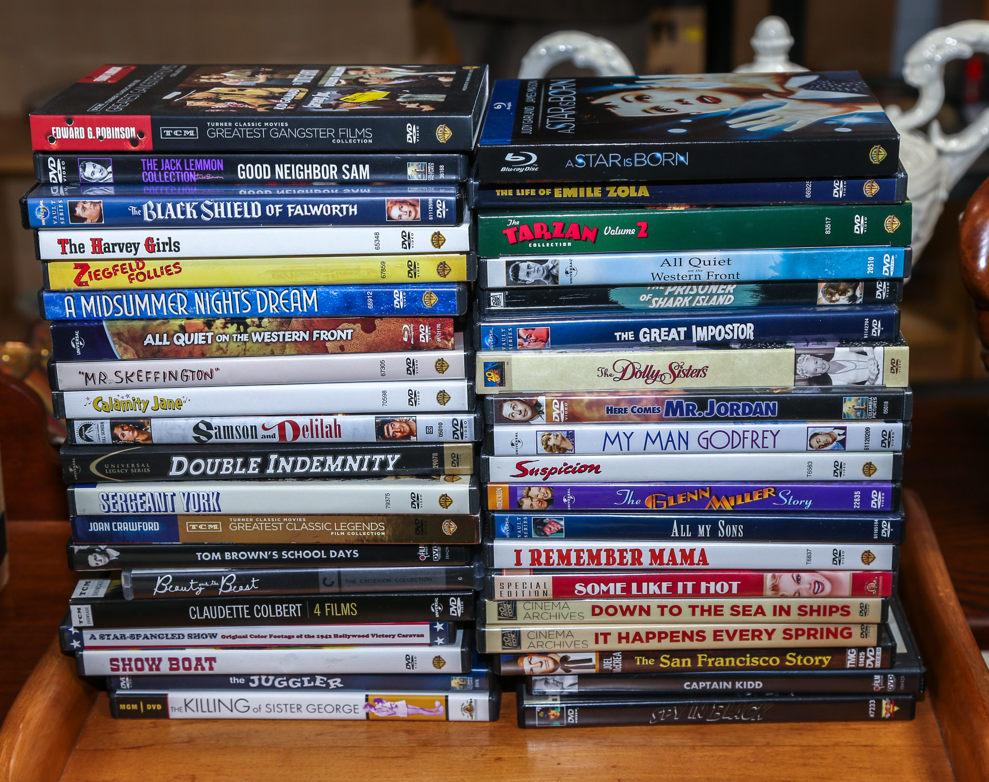 GROUP OF CLASSIC MOVIE DVDS Comprising