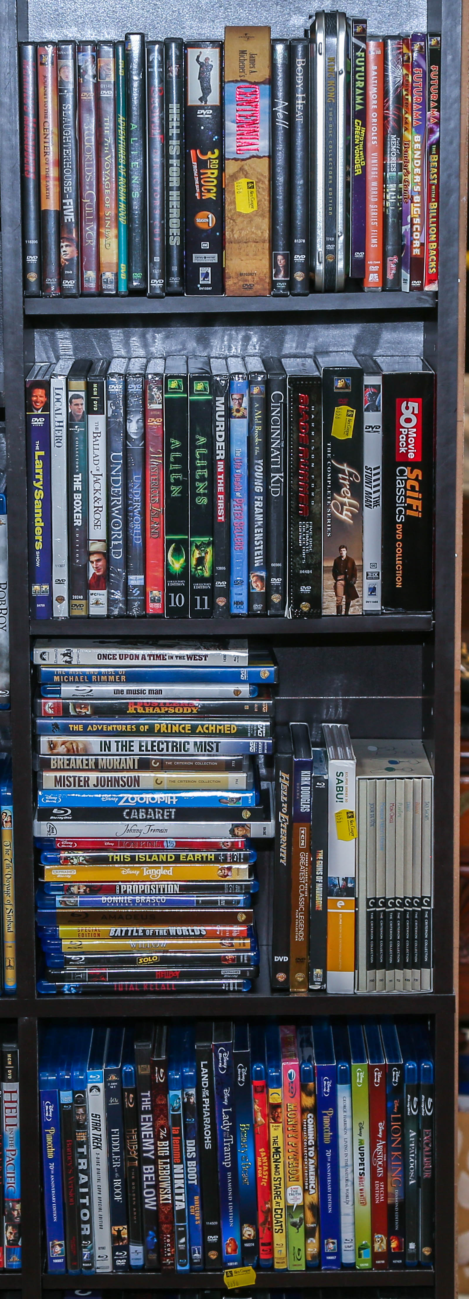 COLLECTION OF MOVIES & TV SERIES