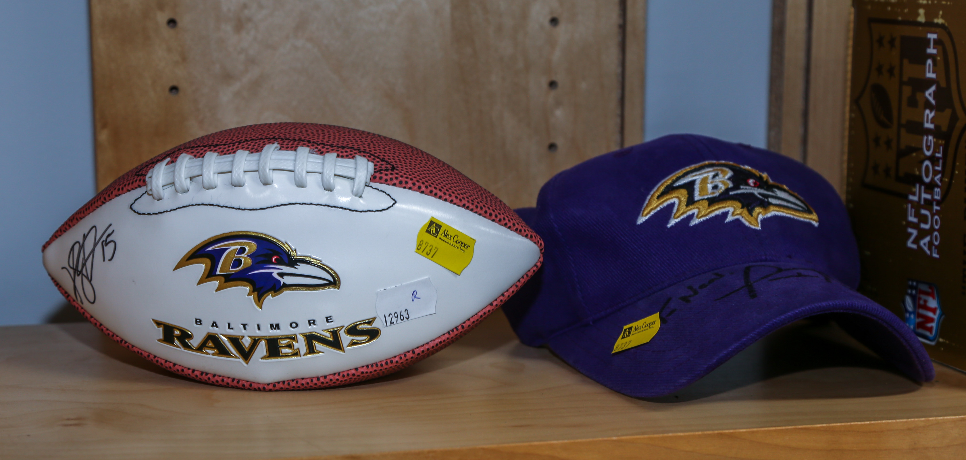 BALTIMORE RAVENS SIGNED FOOTBALL