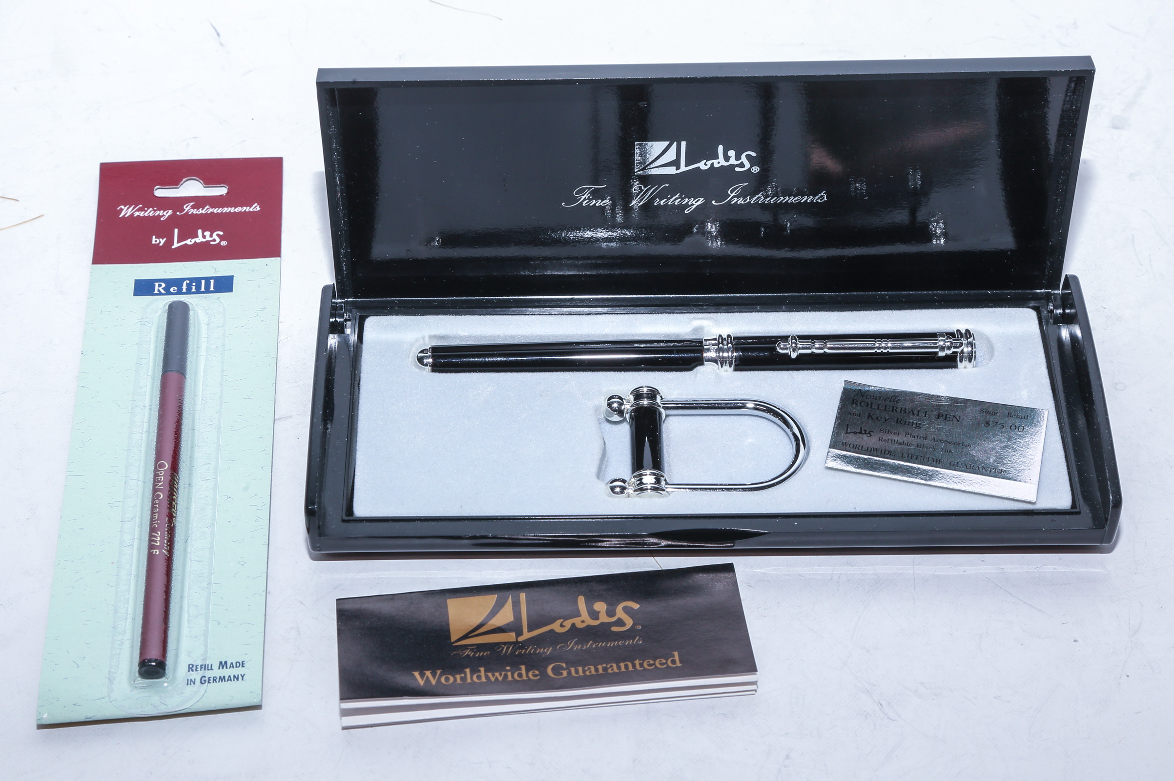 LODIS FOUNTAIN PEN Silver plated