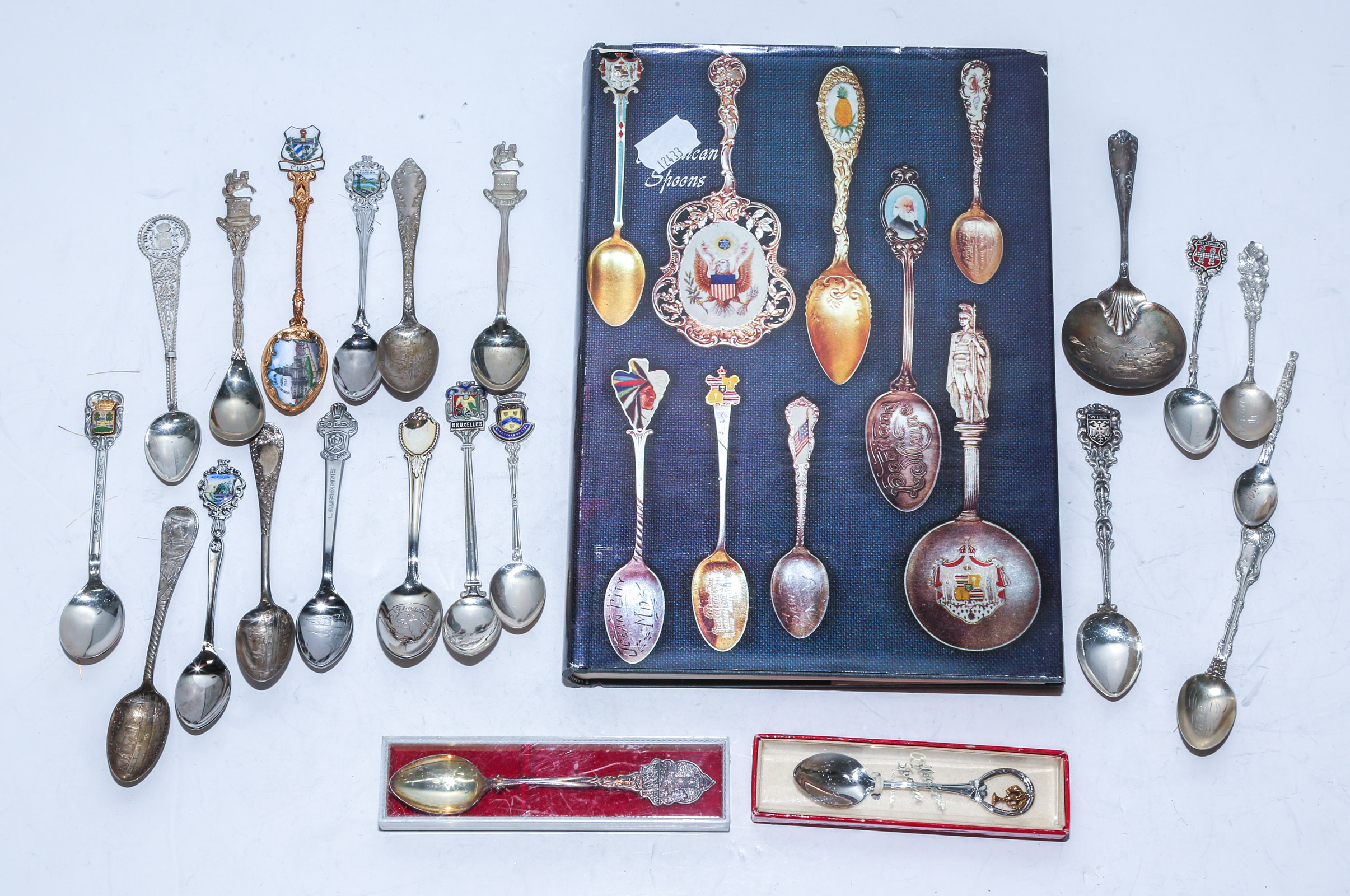 COLLECTION OF SOUVENIR SPOONS Including
