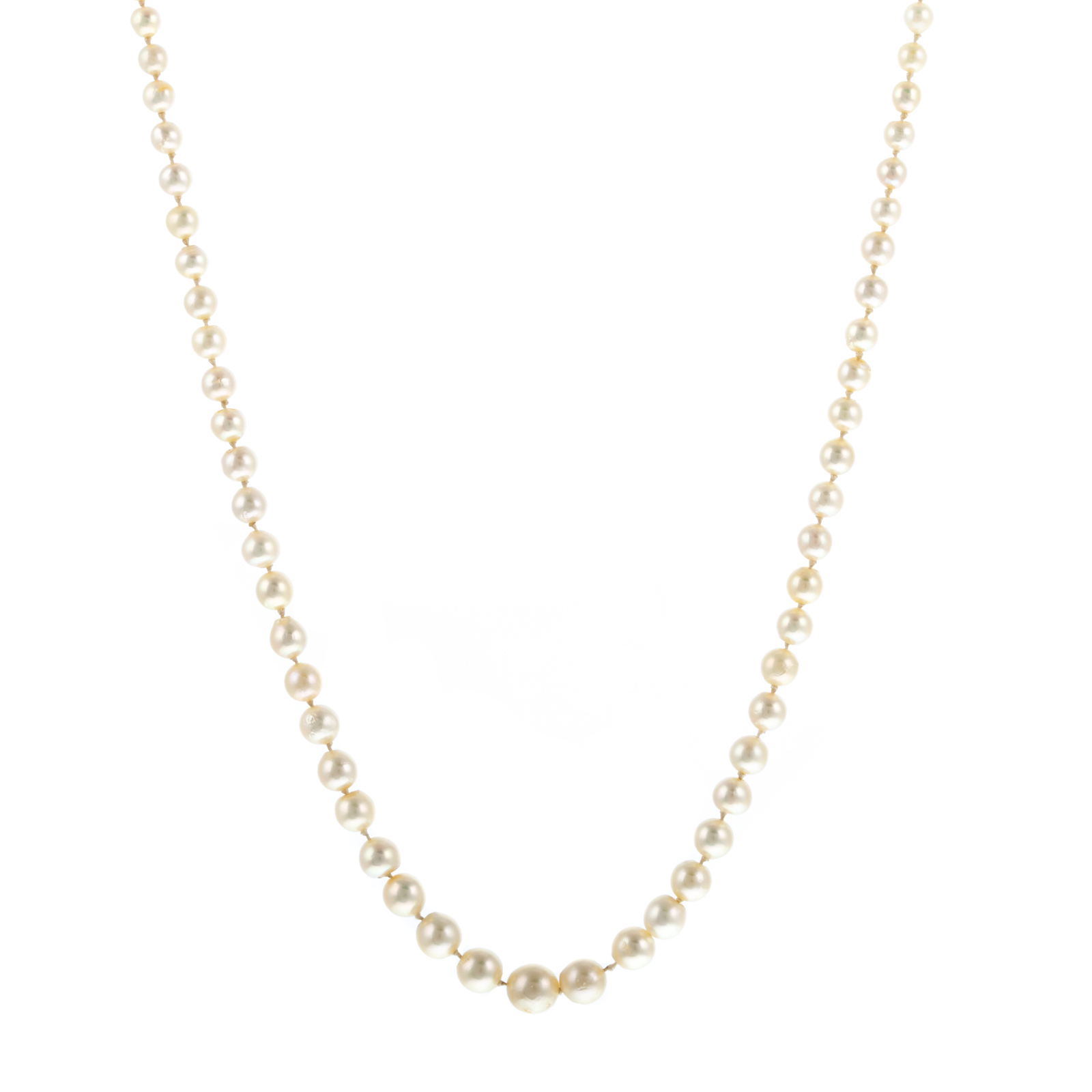 A GRADUATED CULTURED PEARL CHOKER 3cb50f