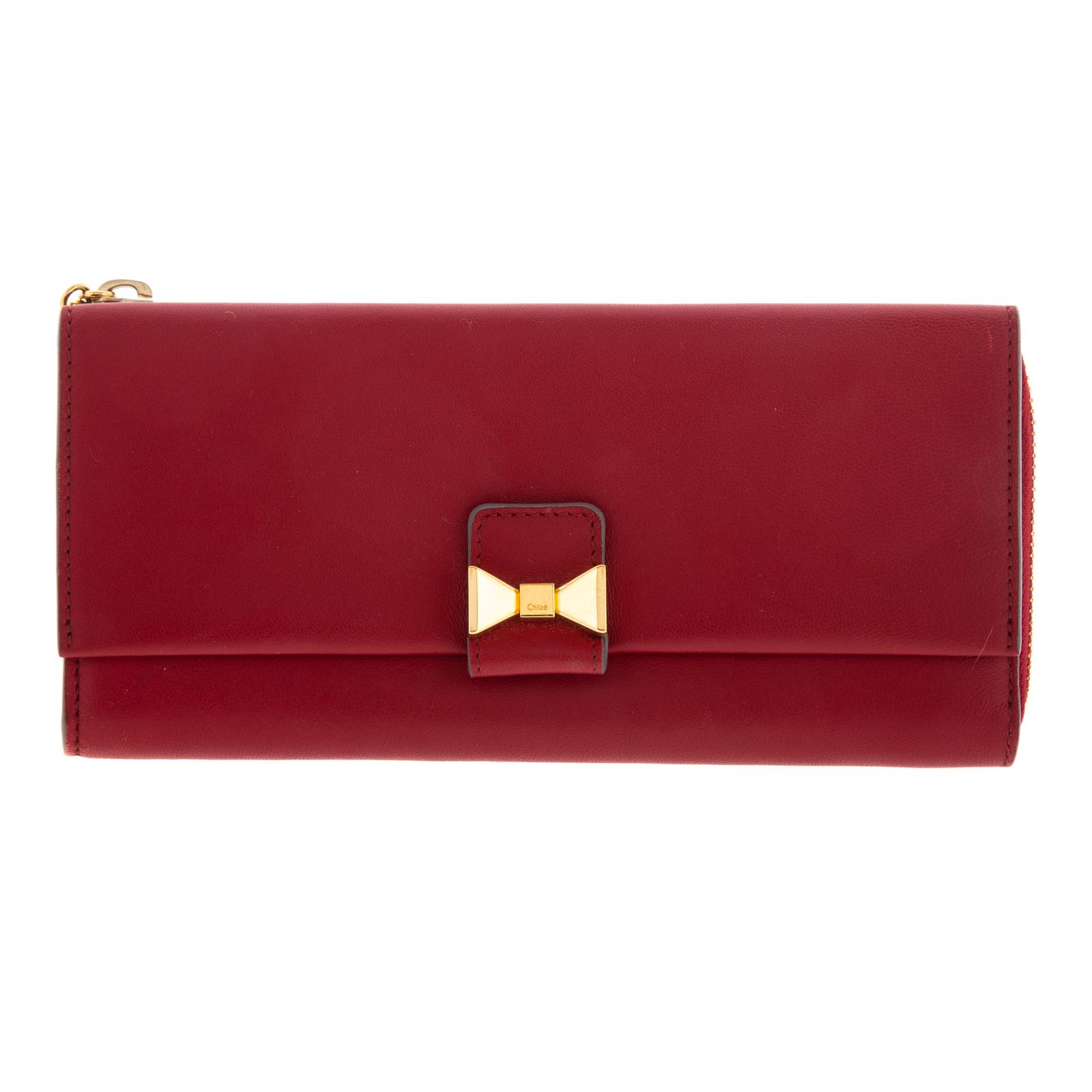 A CHLOE LONG BOW FLAP WALLET A 3cb56a